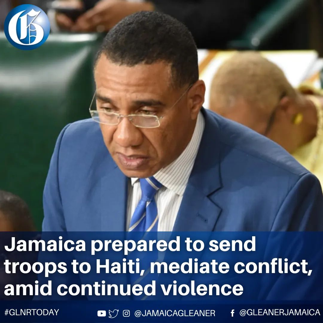 What do you think about Jamaica possibly sending troops to Haiti? r