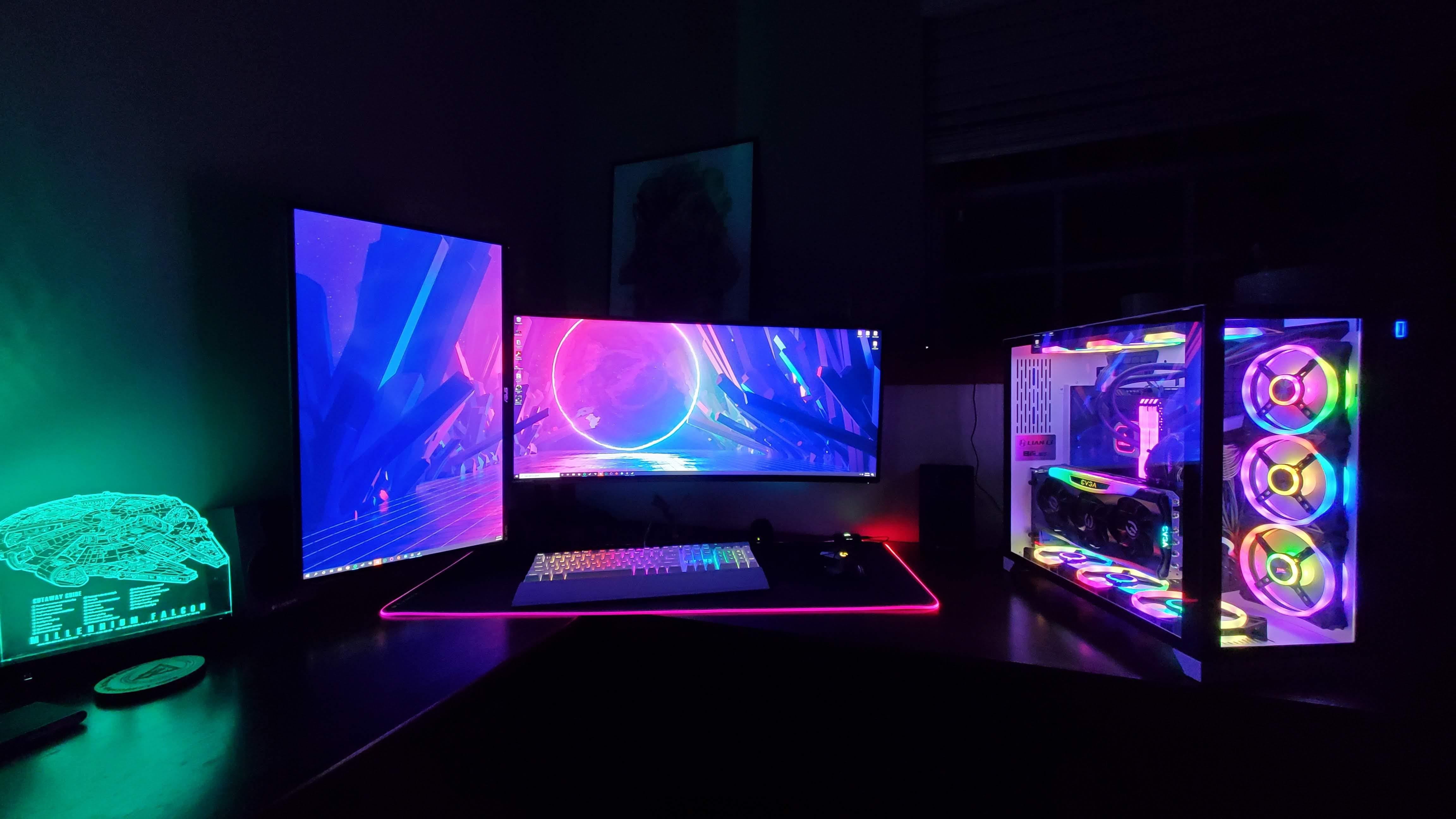 I am looking for a good desk suggestion for a 34 and 27 inch setup r