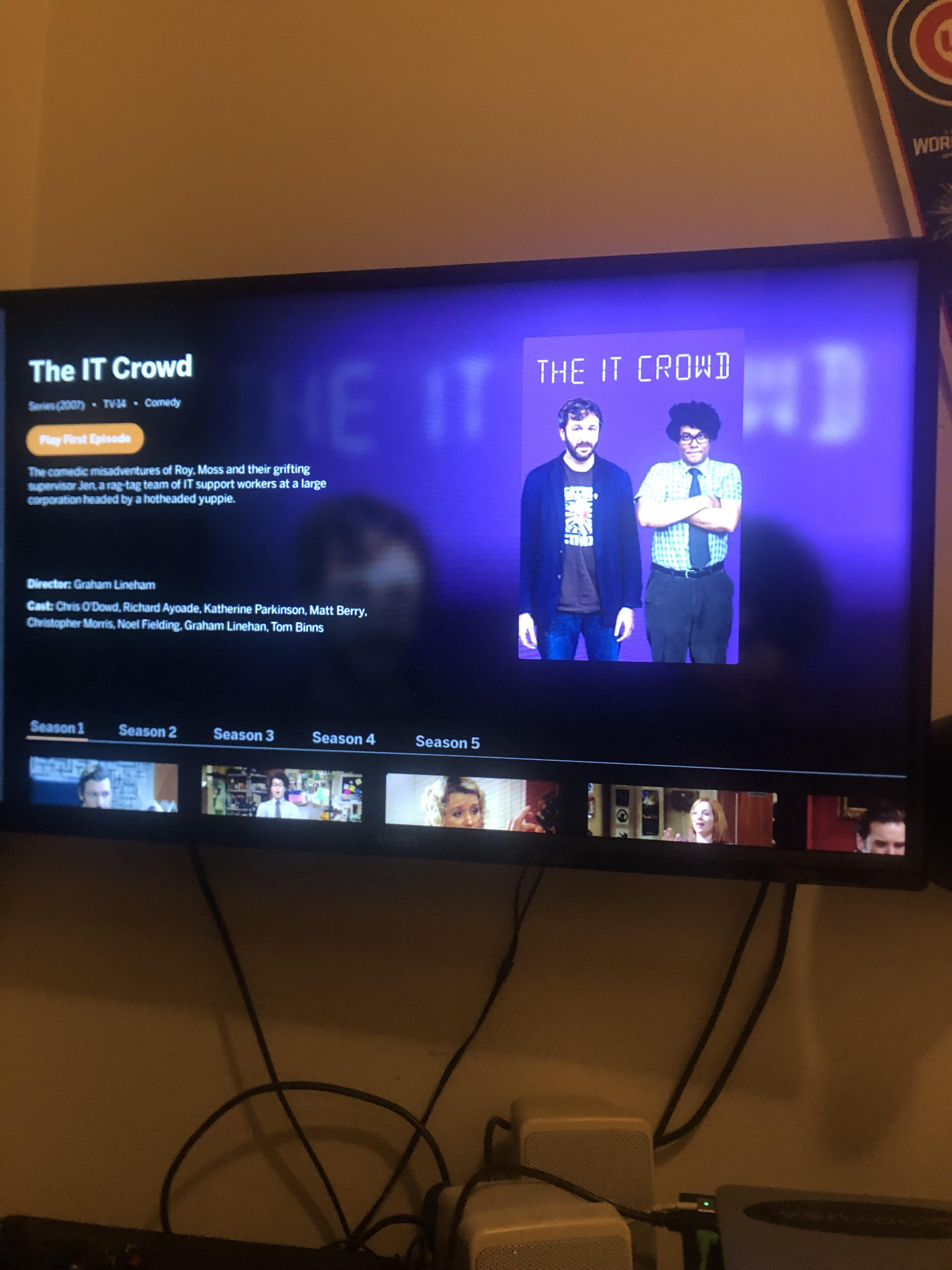 IT crowd was actually taken off Netflix r/ITcrowd