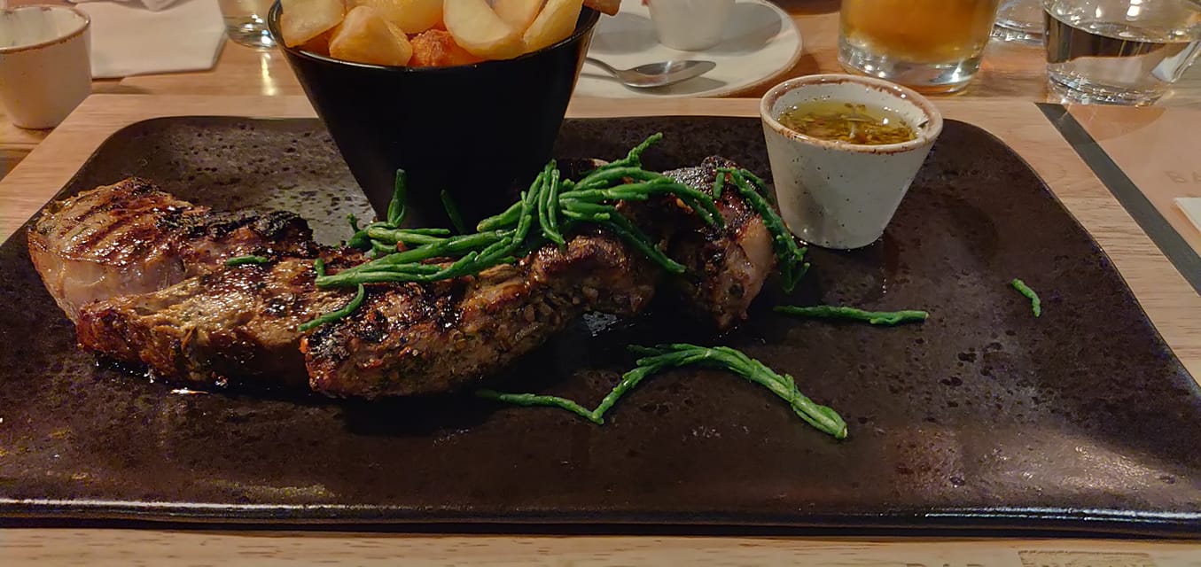 14oz spiral cut ribeye r/FoodPorn