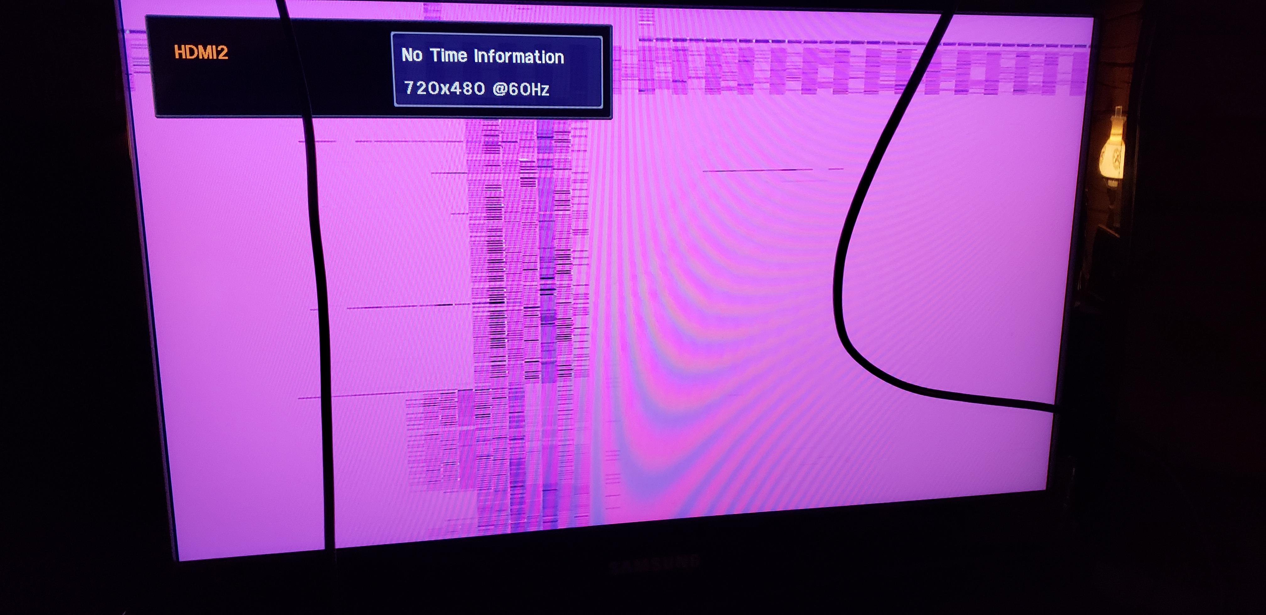 Menu screen of death? Any ideas? Dead HDMI board? Marantz 5003 r