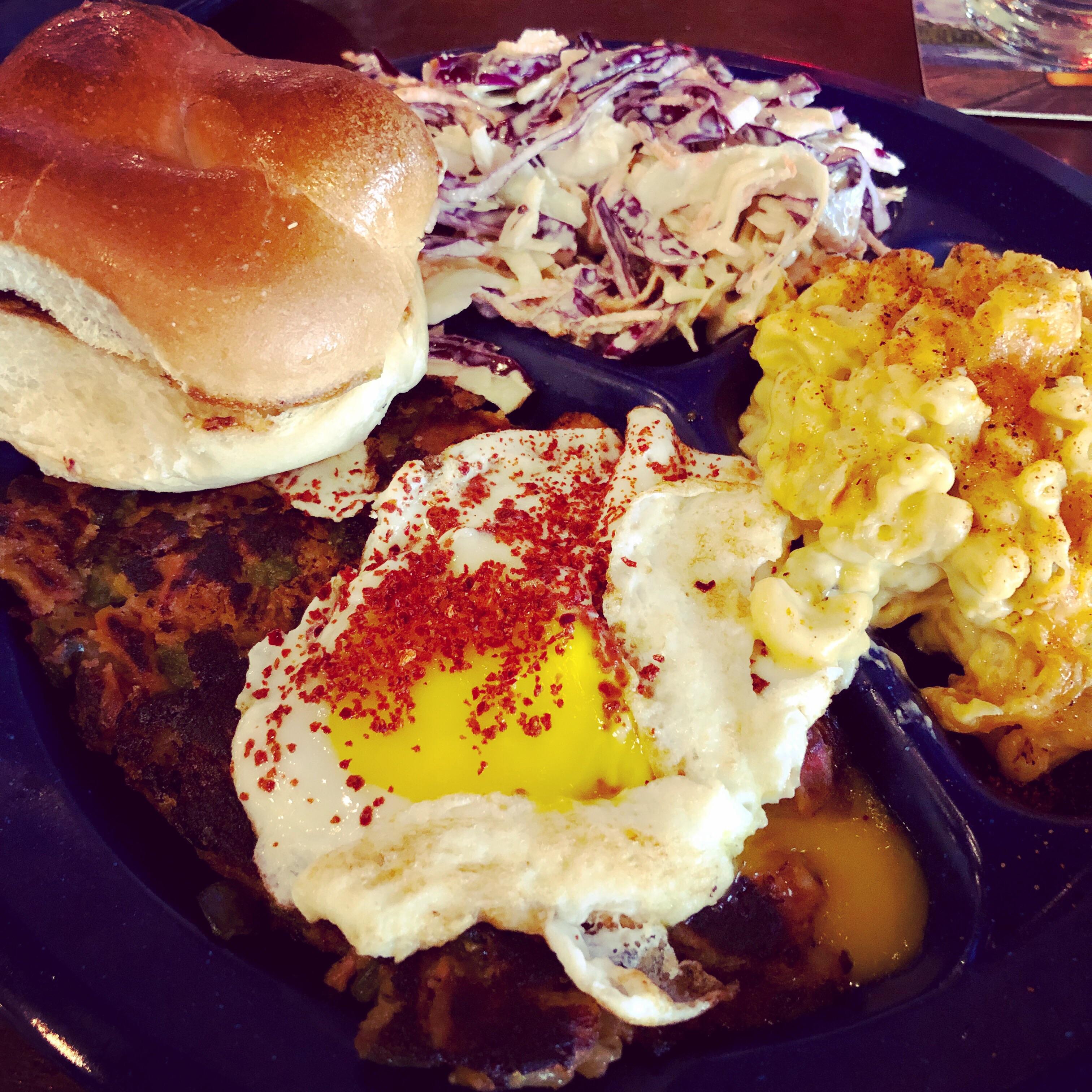 Brisket Hash at Dino BBQ Buffalo, NY. r/PutAnEggOnIt