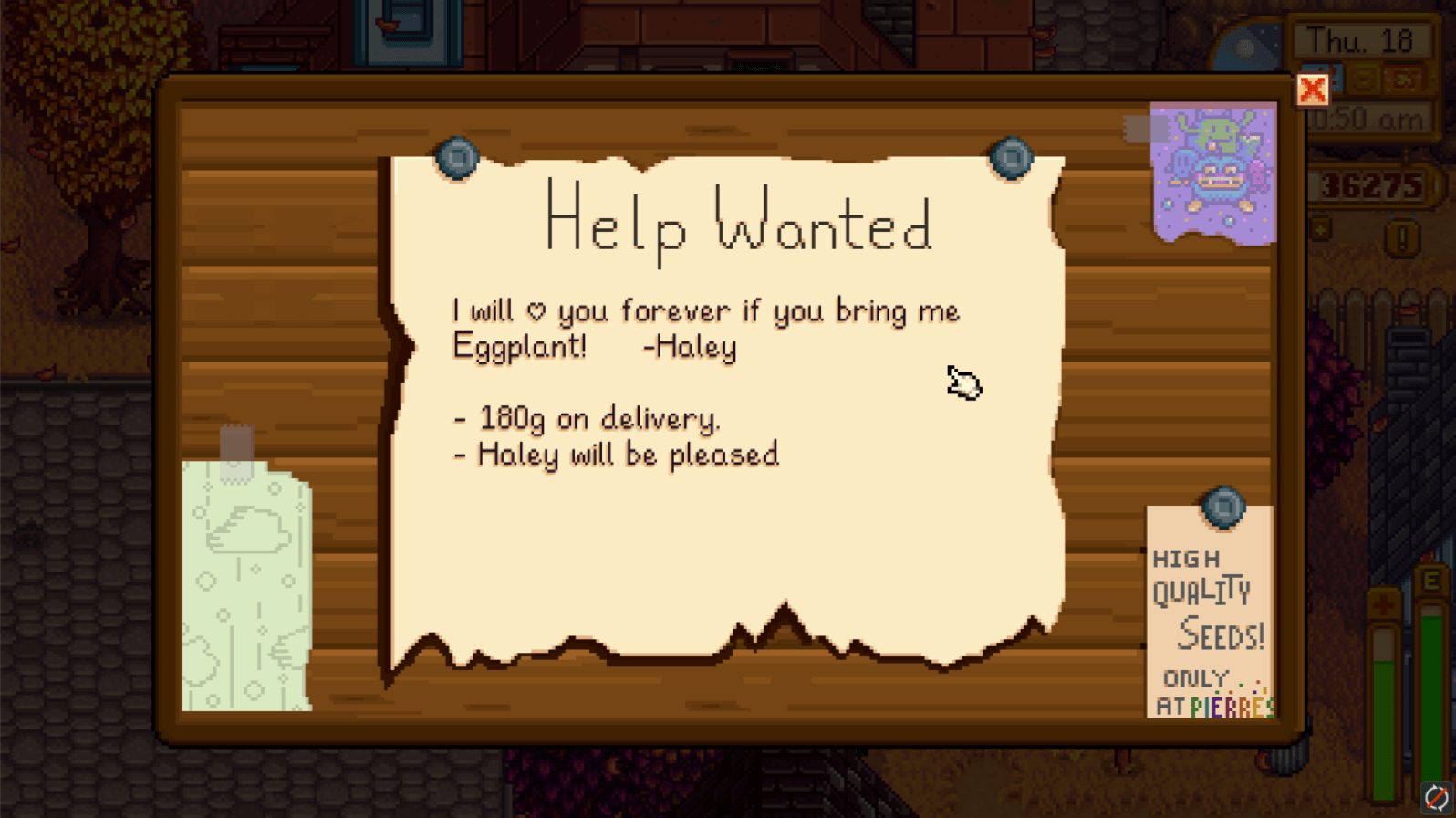 stardew valley eggplant