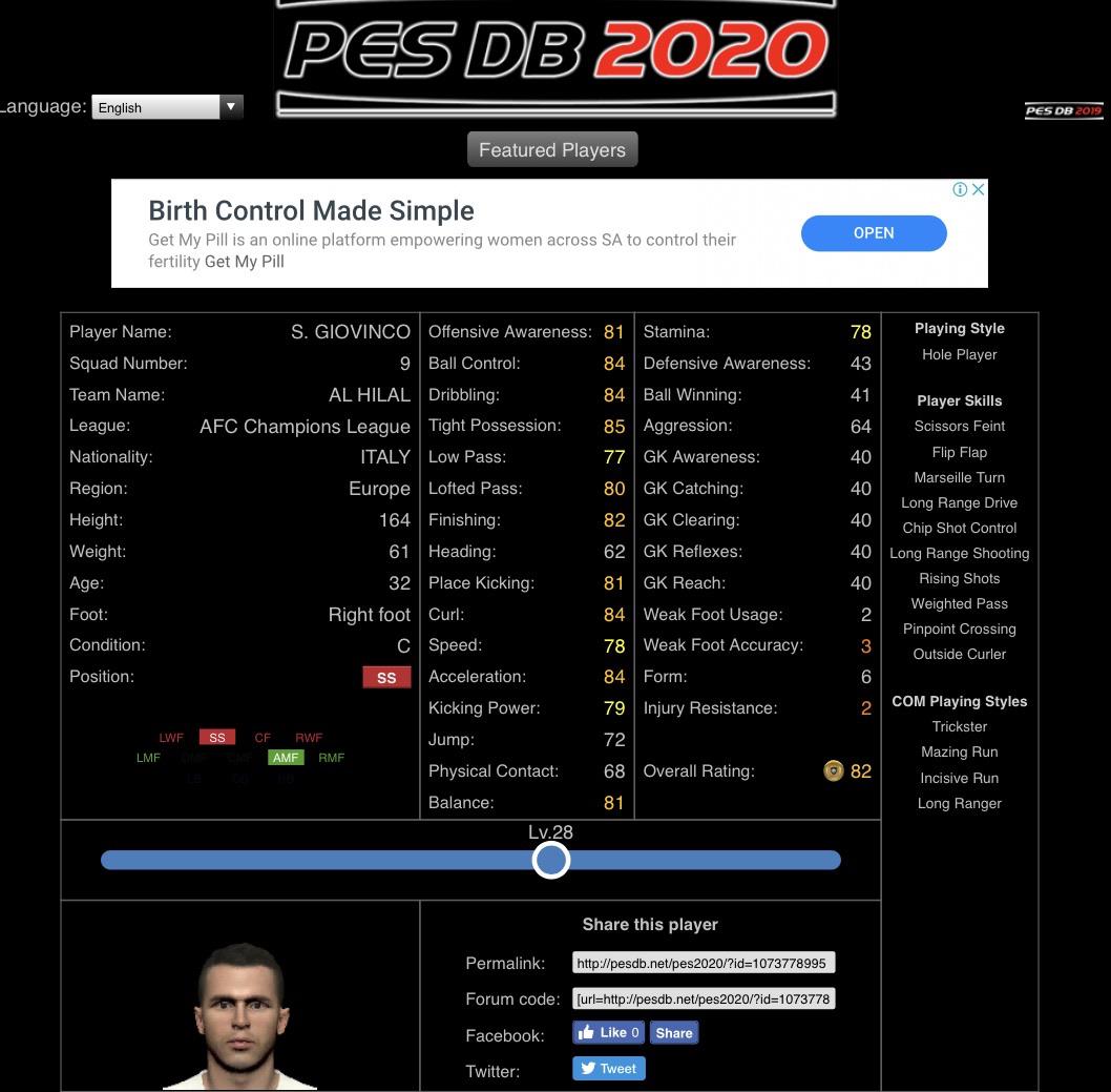 This guy is 1 of the best free kick takers in the 🌎 and Konami gives