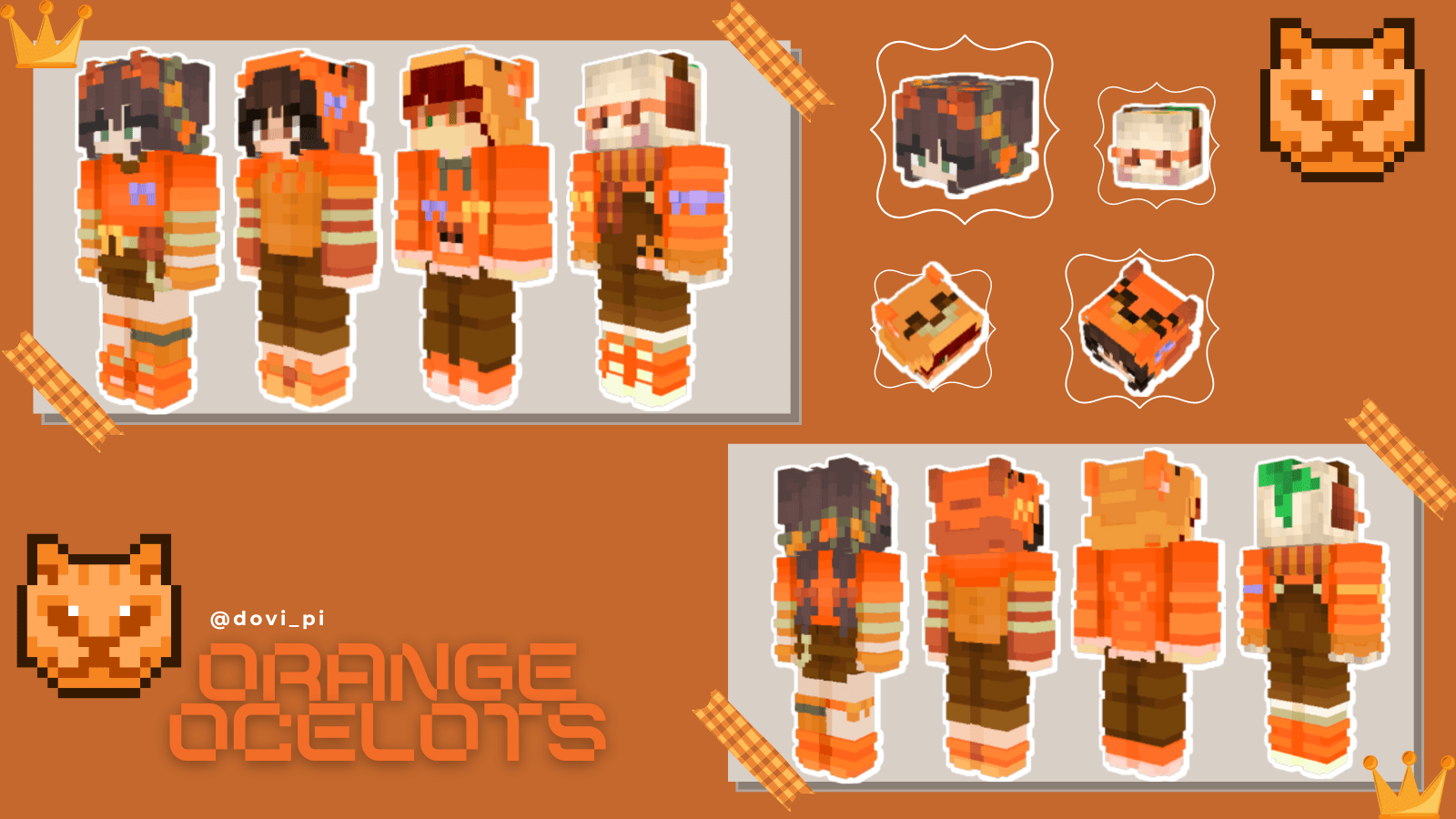Orange Ocelots skins! ] r/MinecraftChampionship