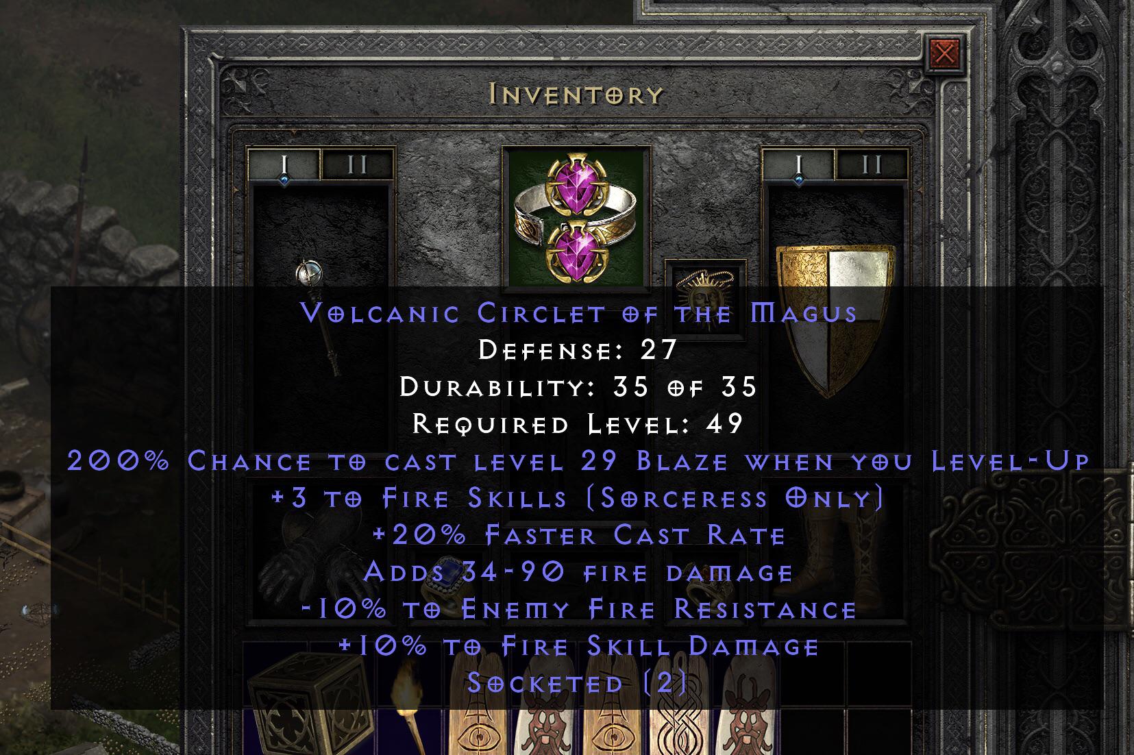 The Crown Jewel of my 200 FCR firebolt Sorceress r/diablo2