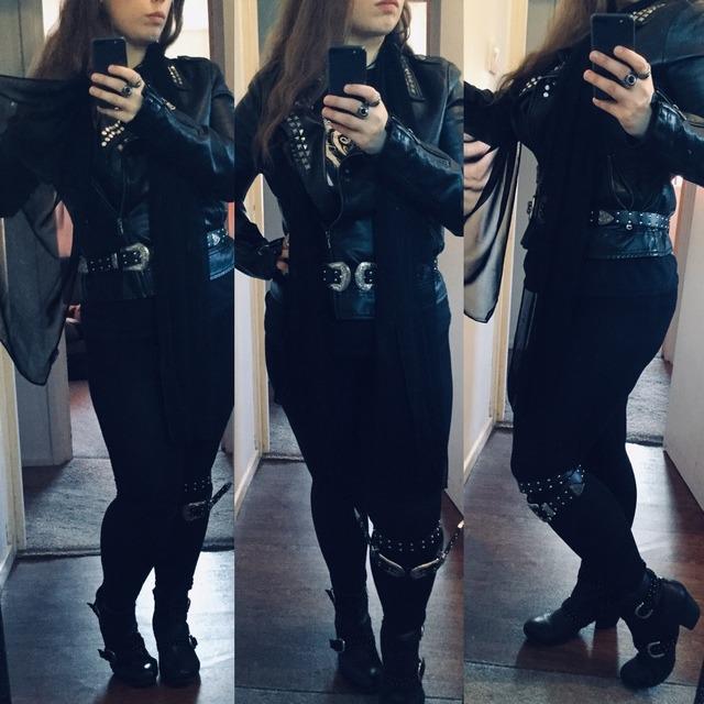 Trad Goth/Black Metal Look r/GothStyle