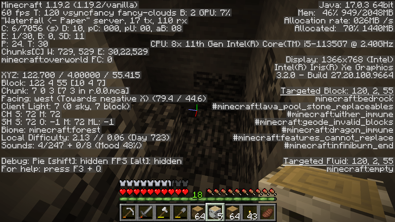 I was mining on a server I am on and i hit bedrock... I then saw that