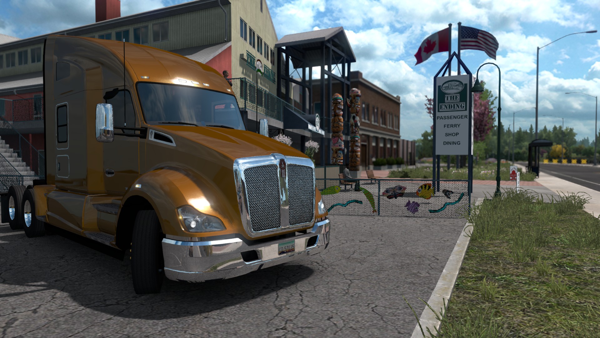 Sightseeing in Port Angeles, WA r/trucksim