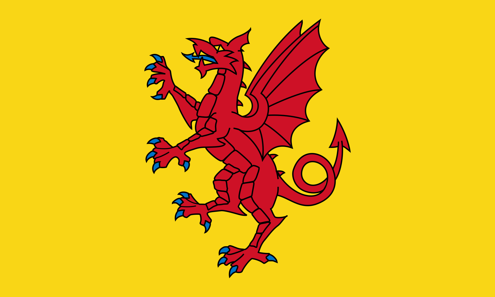 The Flag of beautiful Somerset, my home and an example of balancing two