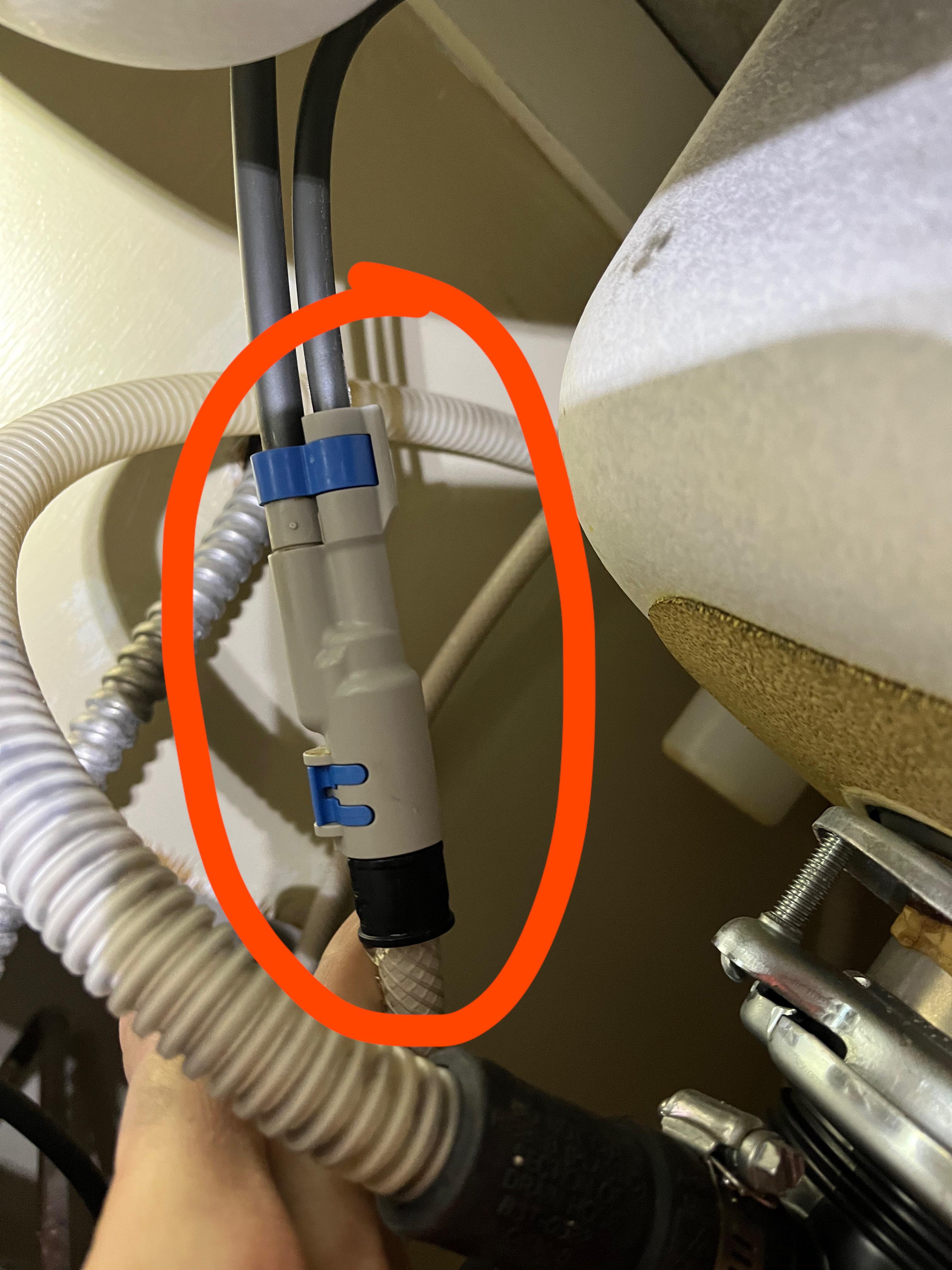 What is this piece called? Trying to replace sink sprayer can’t