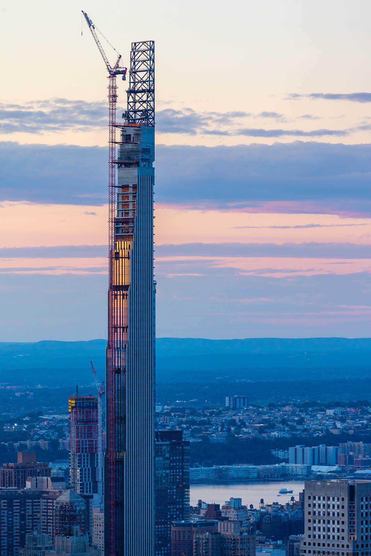 Steinway Tower (111 W 57th Street, NYC) is the most slender skyscraper