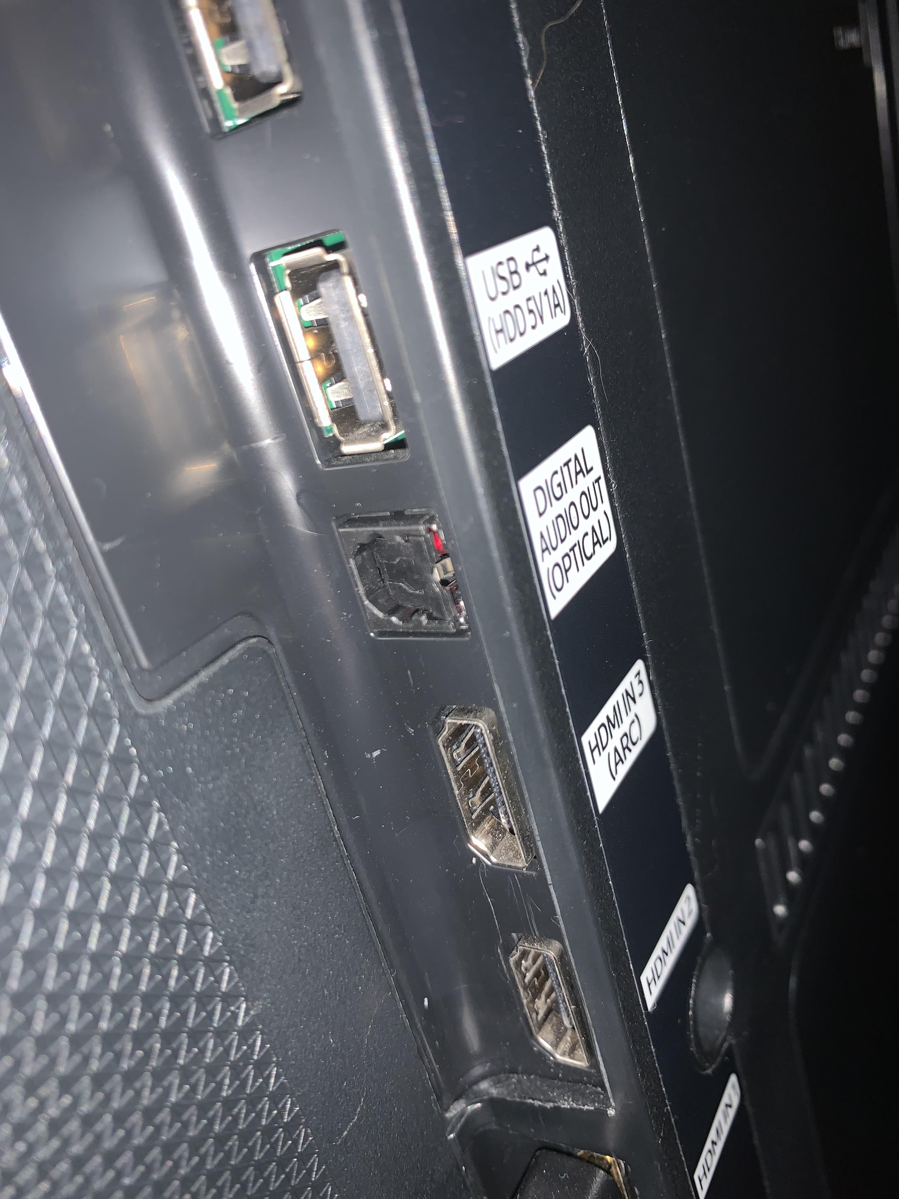 Optical Cable won't go in??? r/24hoursupport