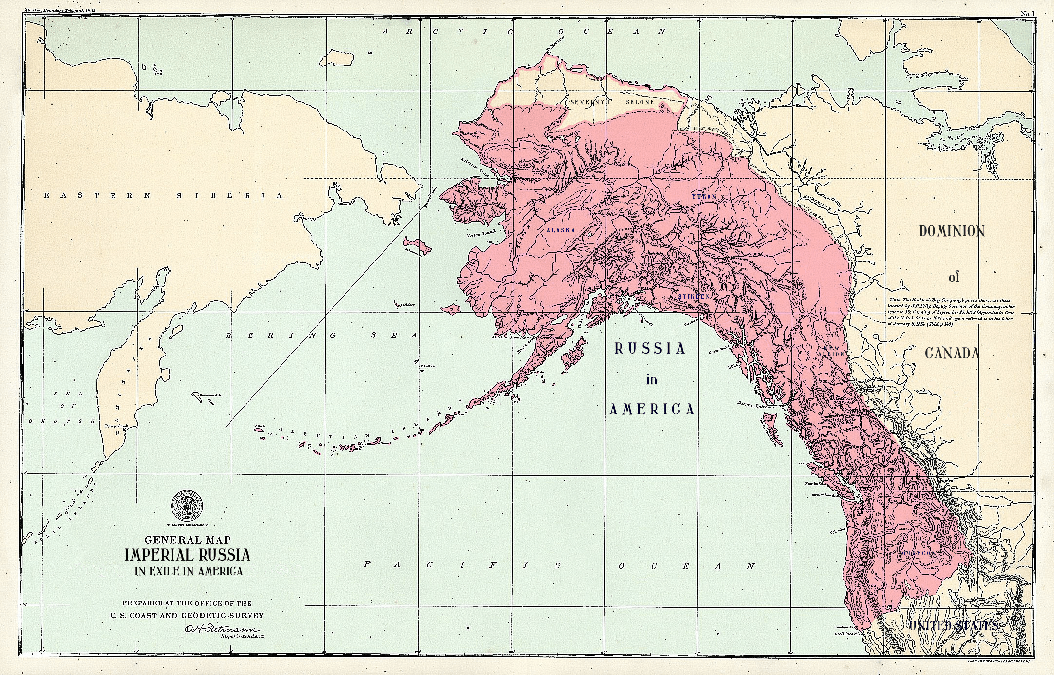Imperial Russia in exile in America r/imaginarymaps