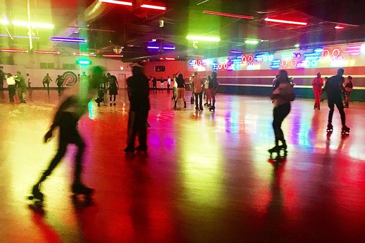 Going to skating rinks on the weekends! nostalgia