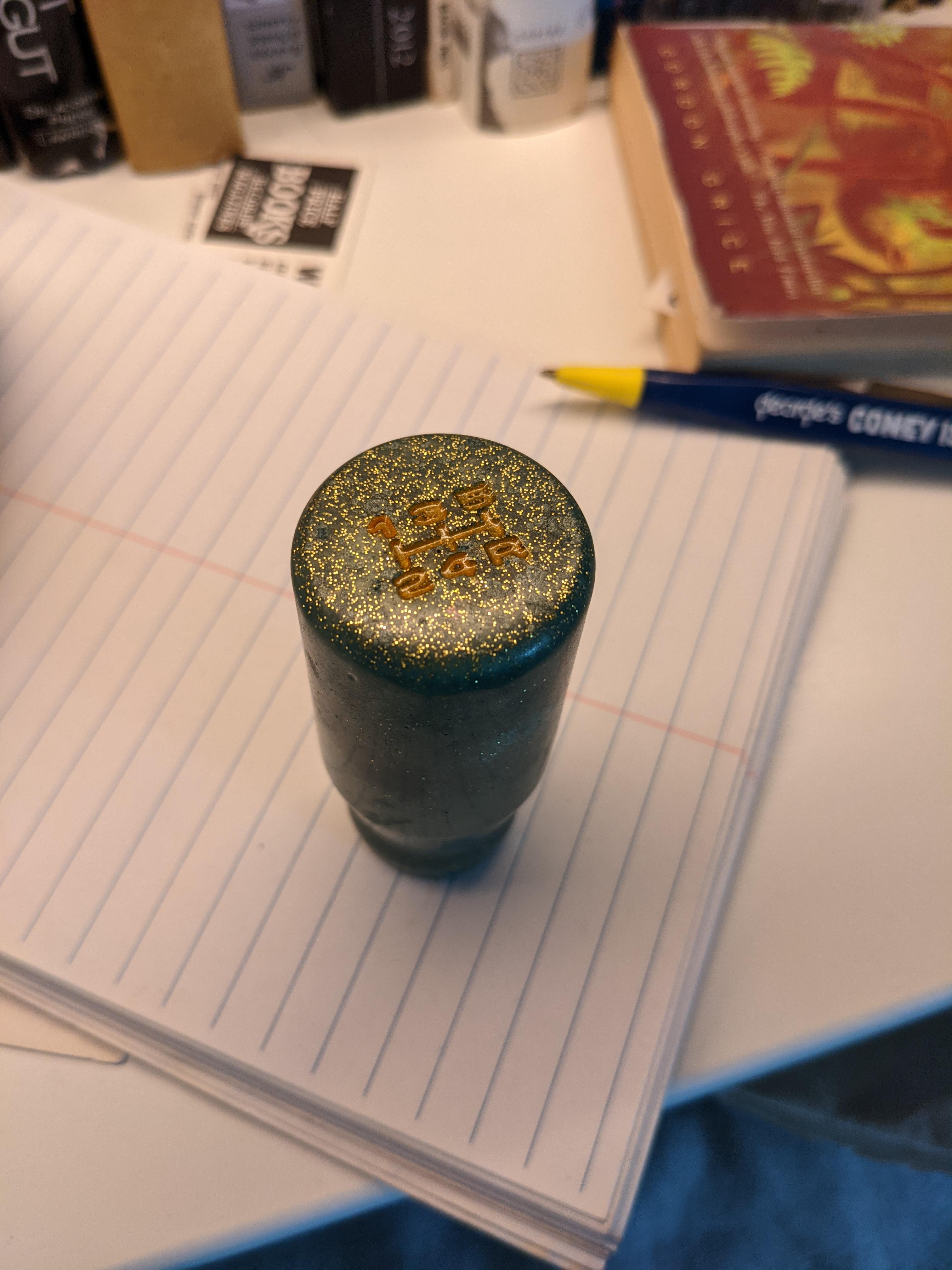 Heavier alternatives to resin for a weighted shift knob? PFA of my