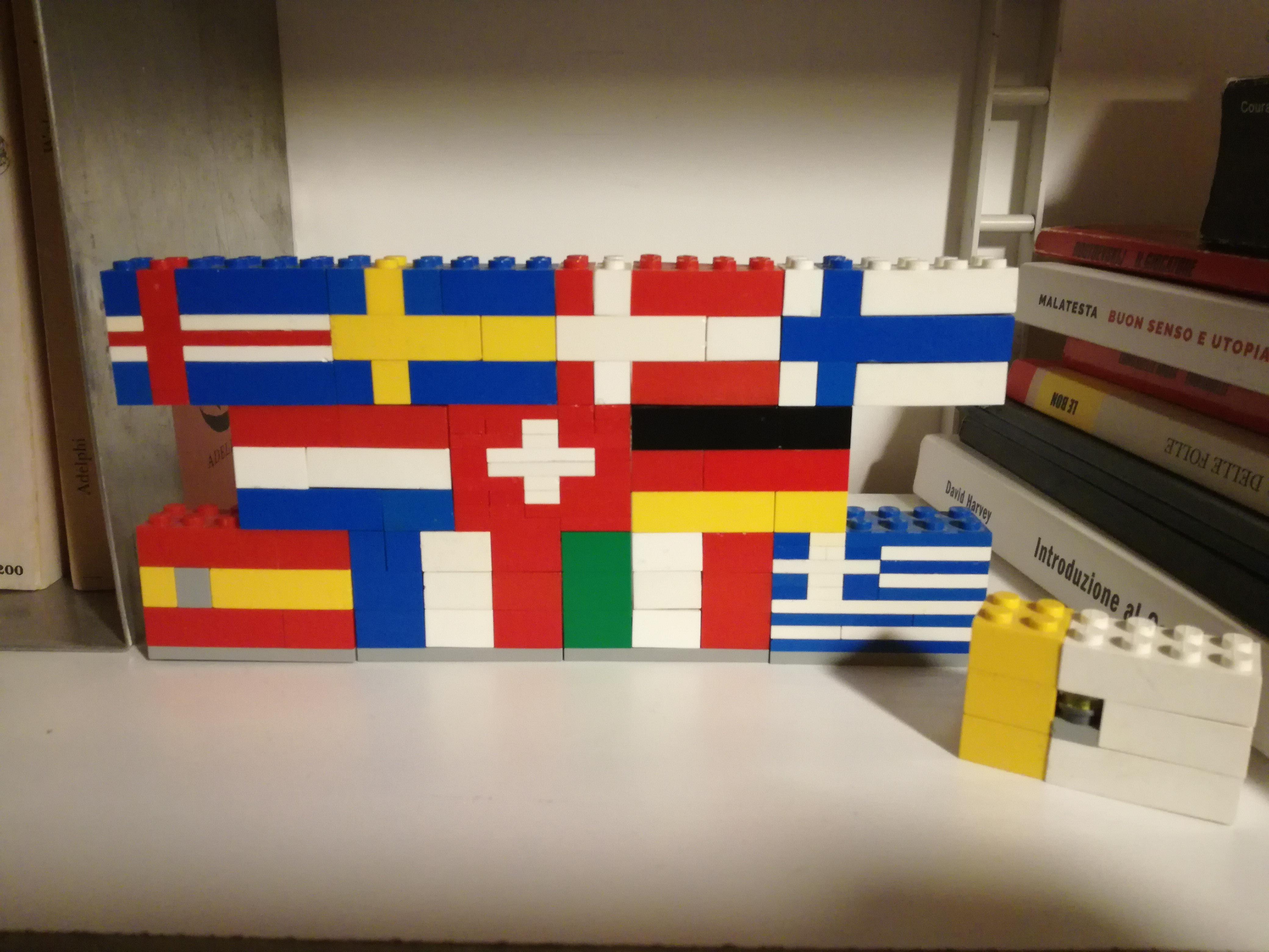 A bunch of minimalistic Lego flags r/vexillology