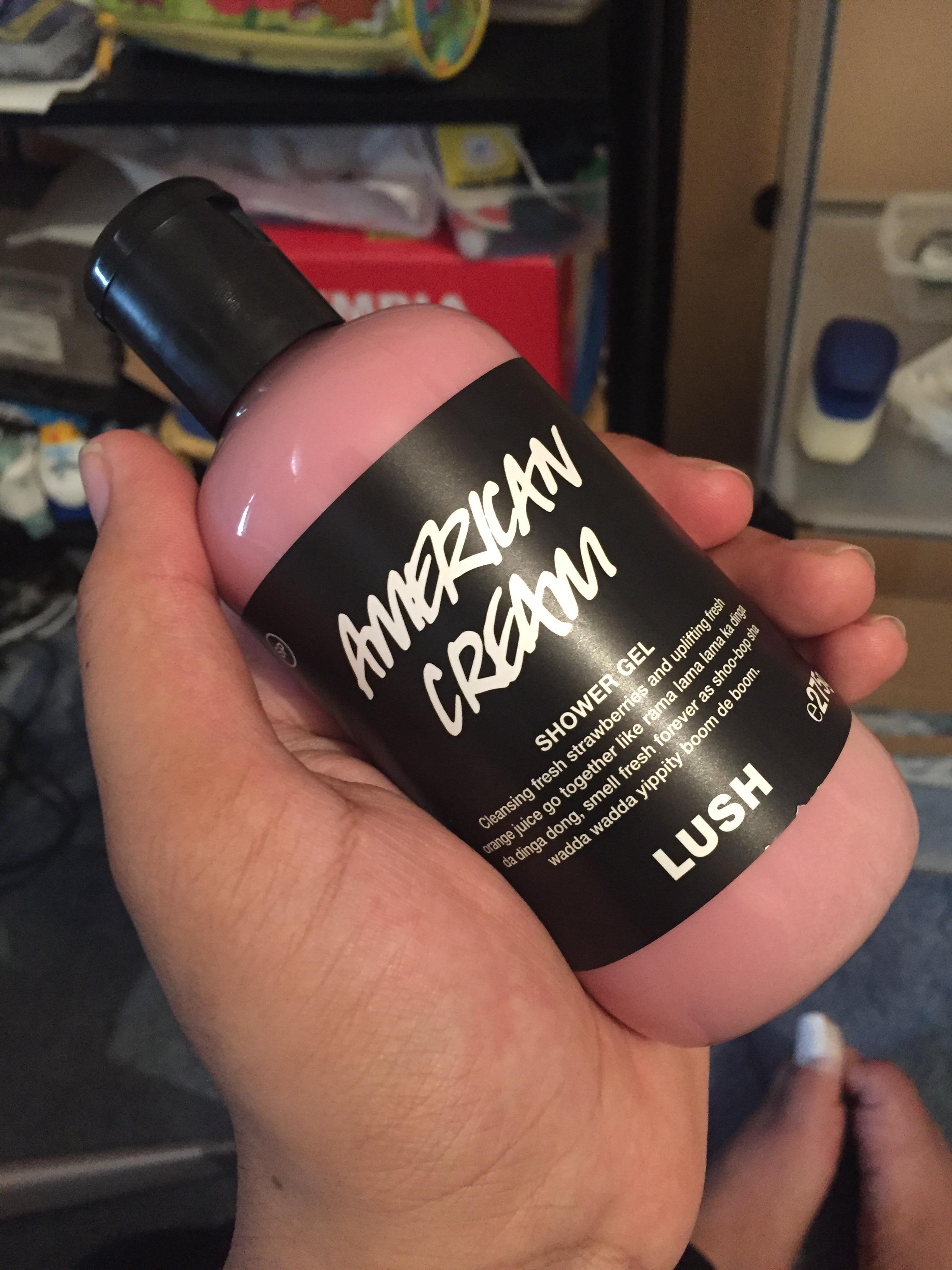 Just got my American cream shower gel and now I get why ppl live and