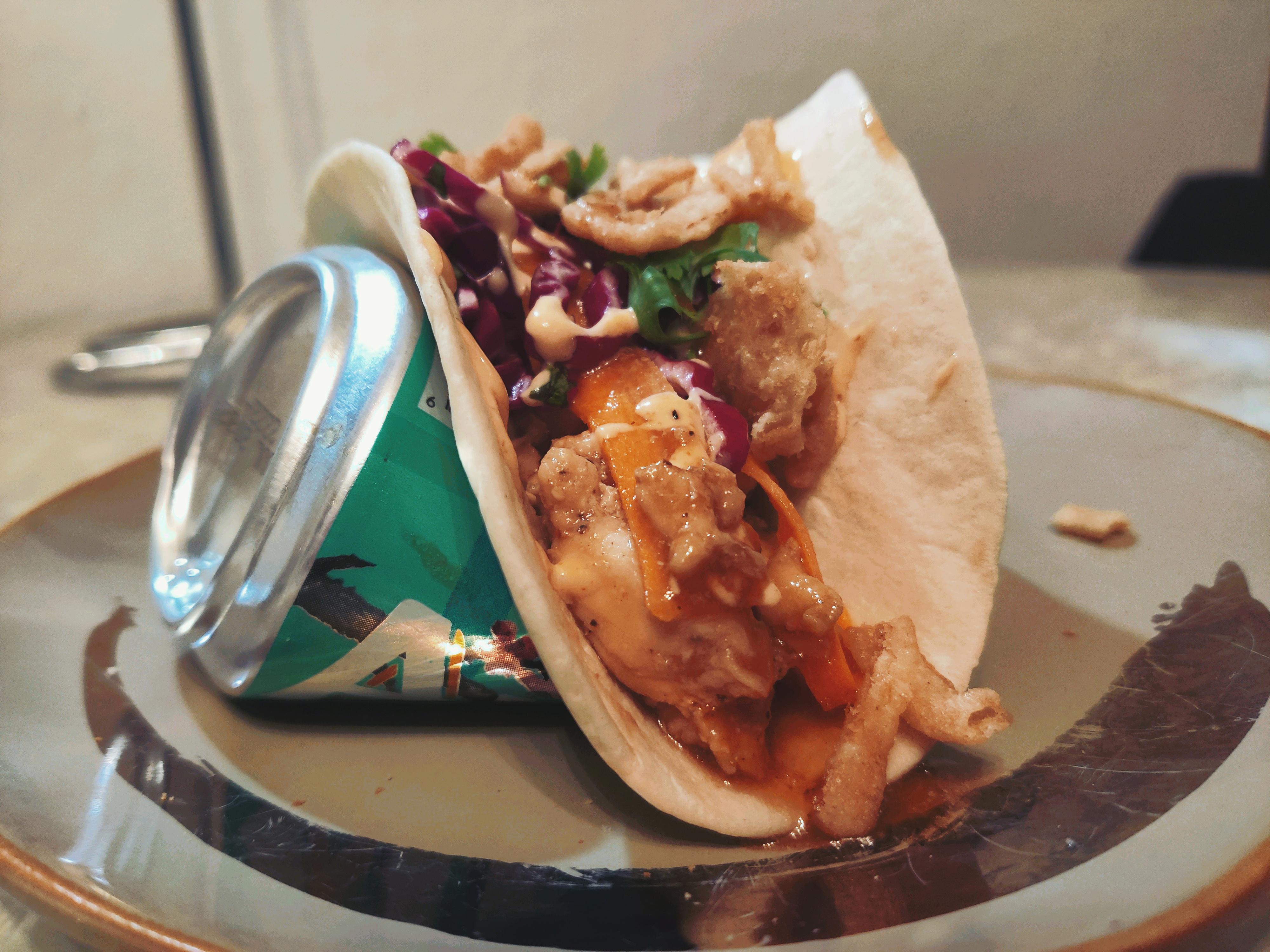One of our favorites, Stir fry chicken tacos. Quick, easy, and little