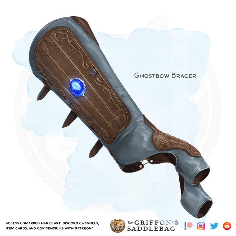 {The Griffon's Saddlebag} Ghostbow Bracer Wondrous item r