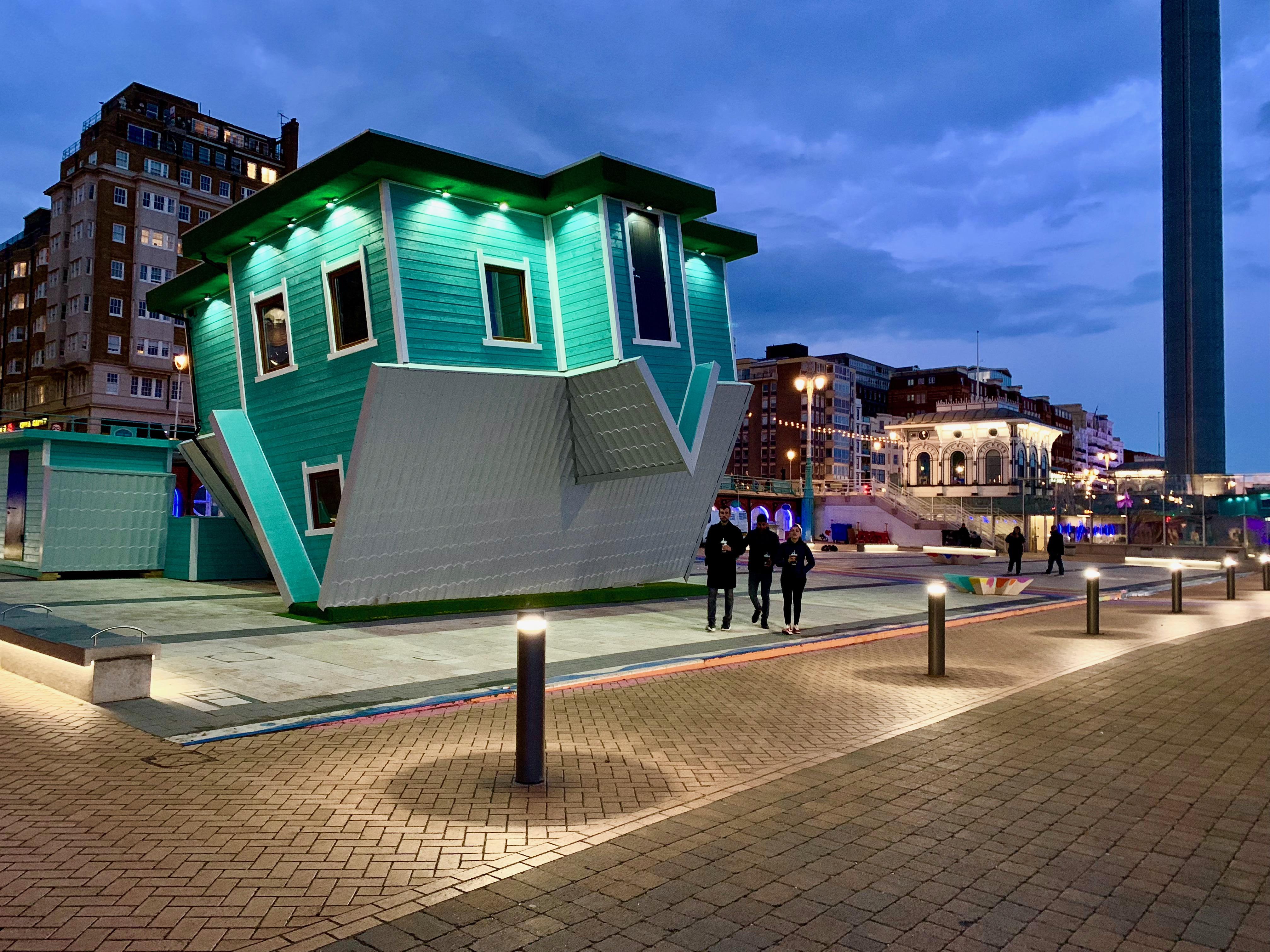 This bizarre upside down house in Brighton, UK