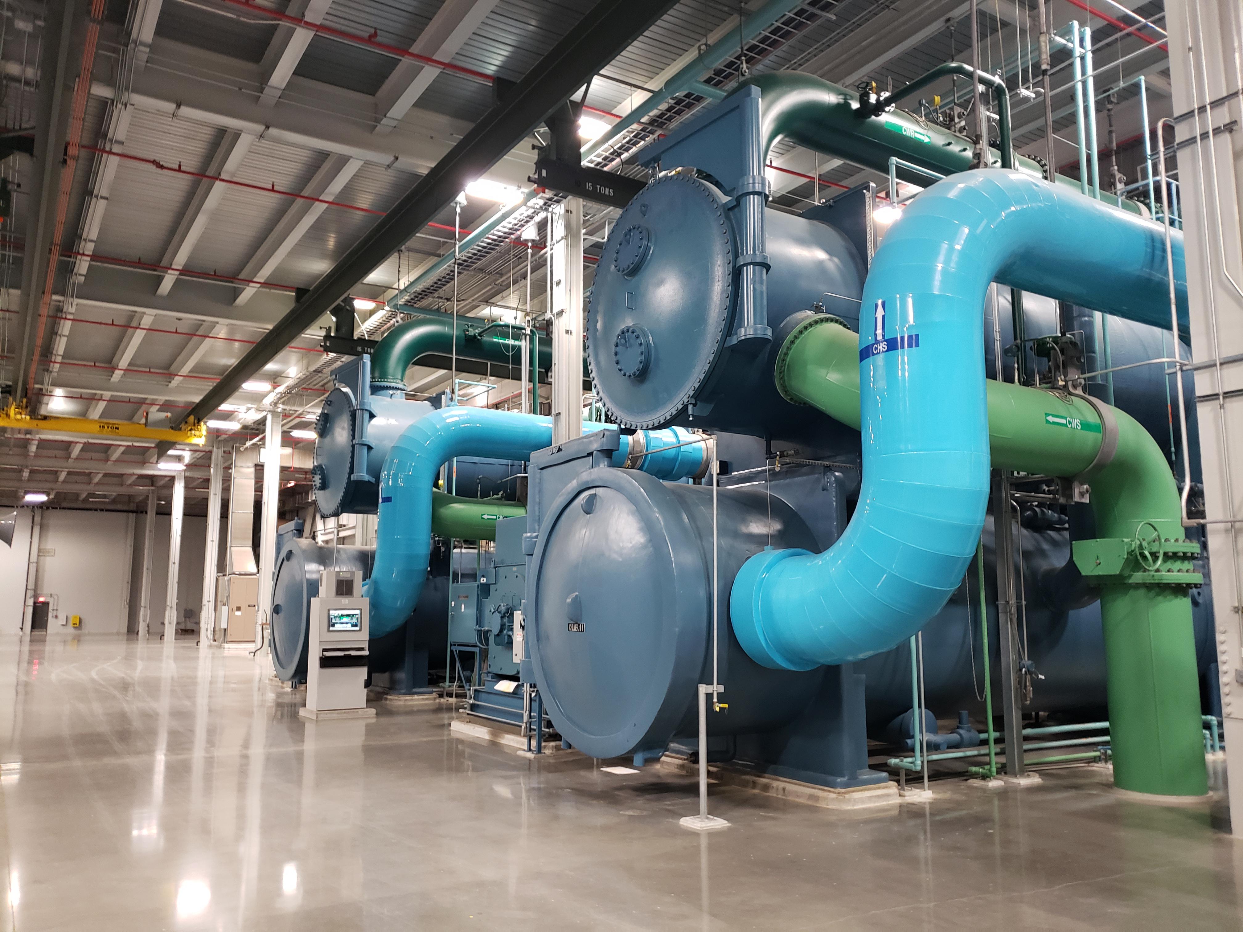 16,000 Tons of Cooling in this photo. York OM chillers r/HVAC