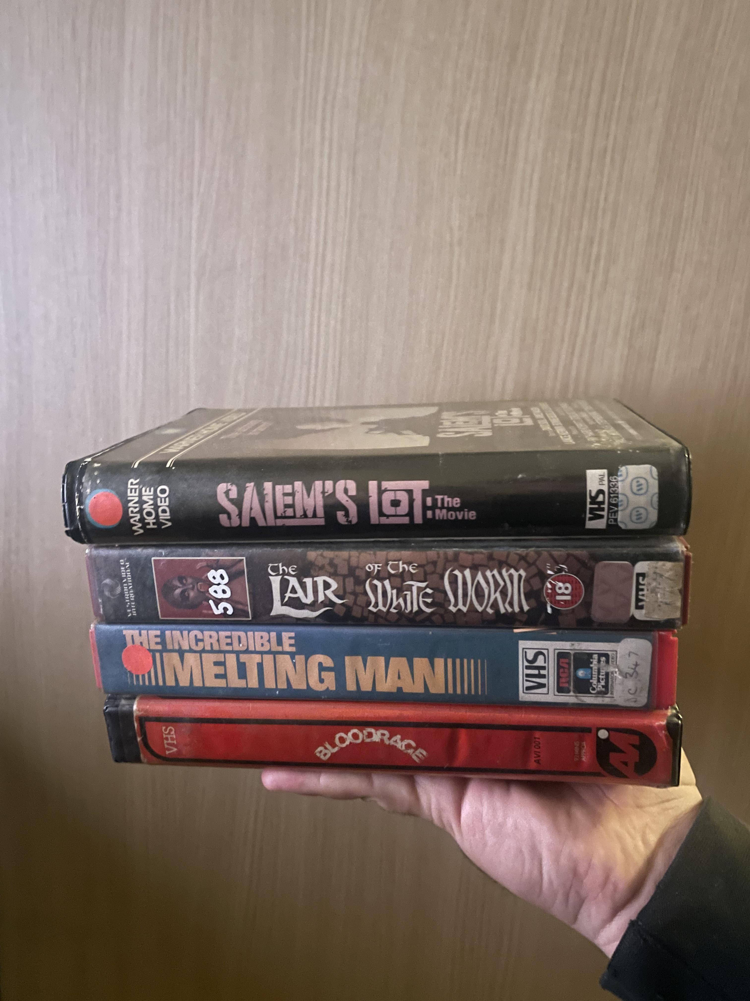 Few more moldy tapes cleaned. Very therapeutic saving tapes 📼 r/VHS