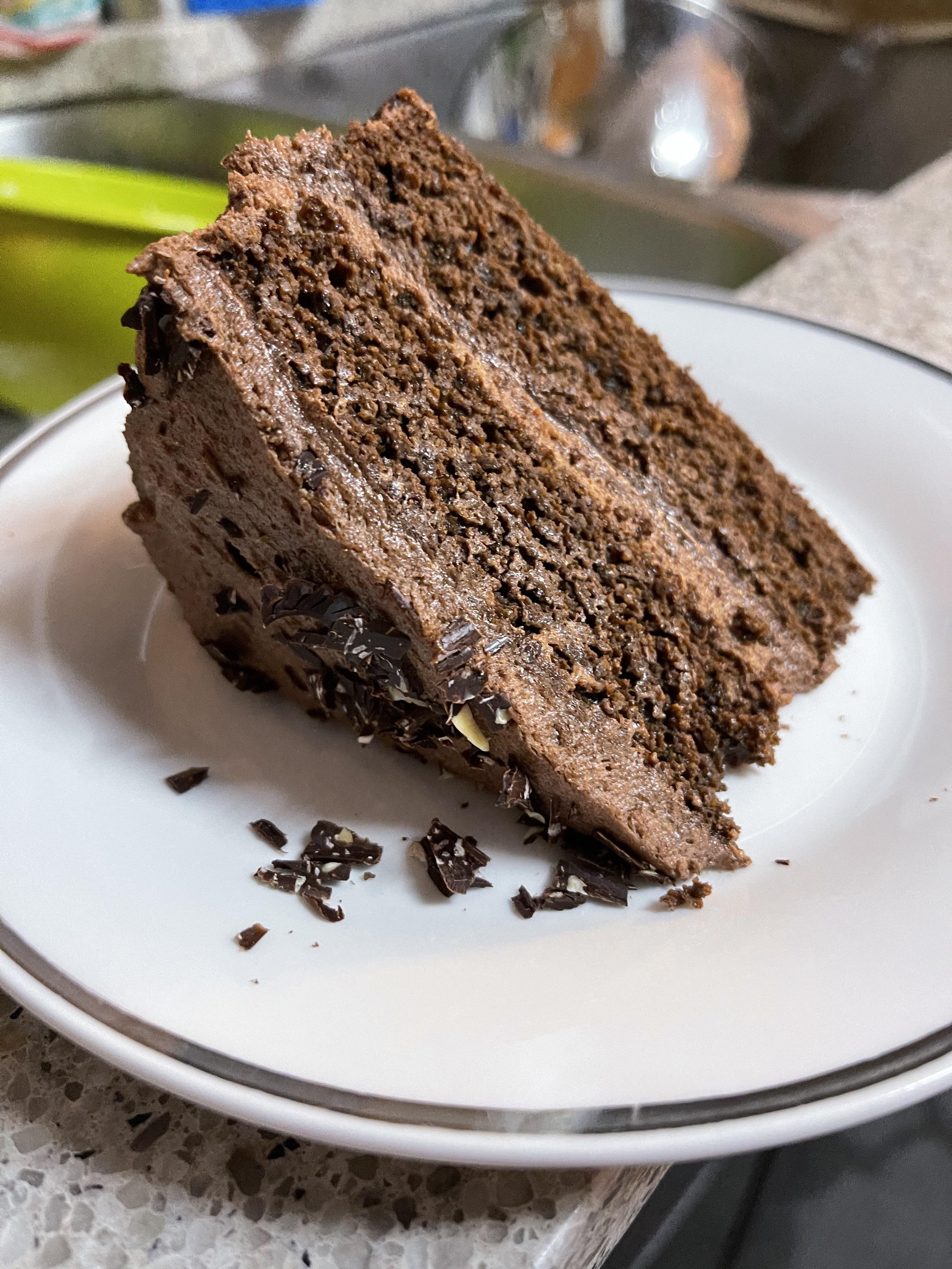 The best keto dessert I’ve made so far. Chocolate cake r/ketorecipes