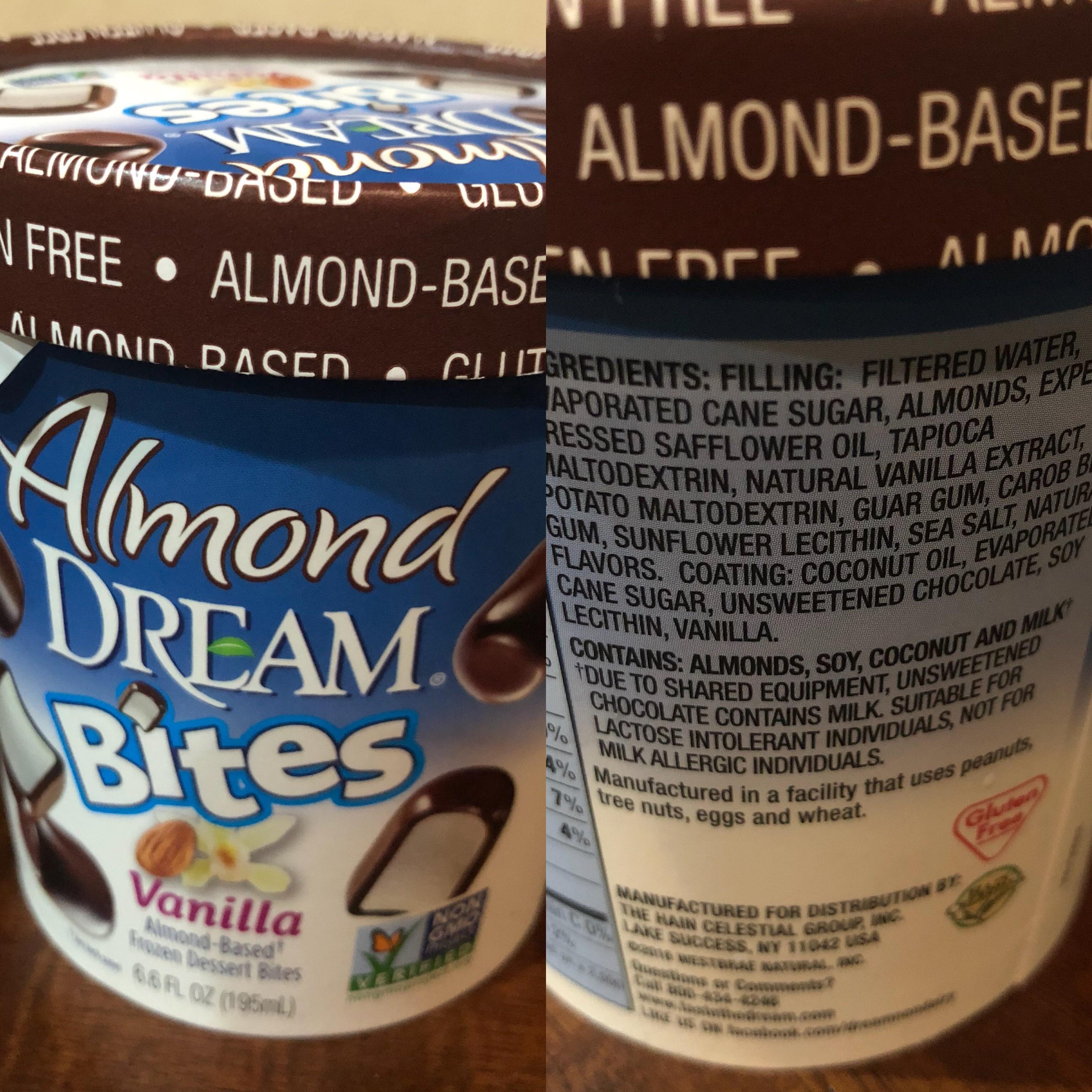 This almond milk ice cream still contains soy and dairy r/assholedesign