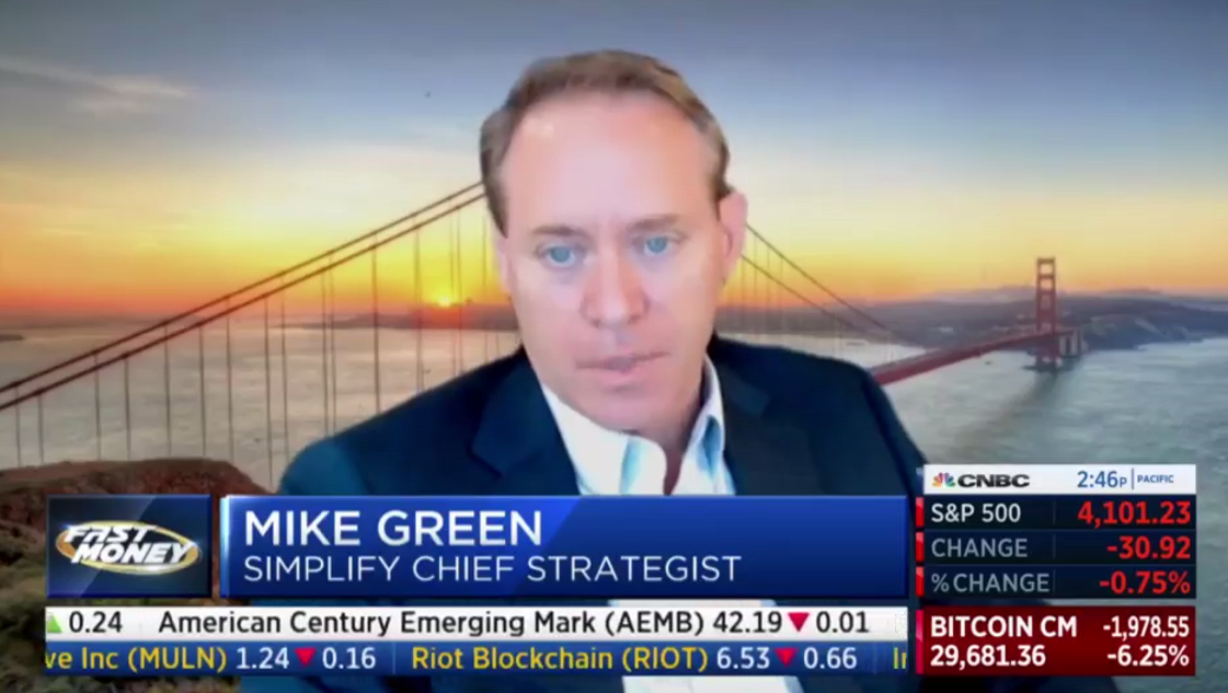 LOL. Mike Green comes on and Melissa's only question for the panel