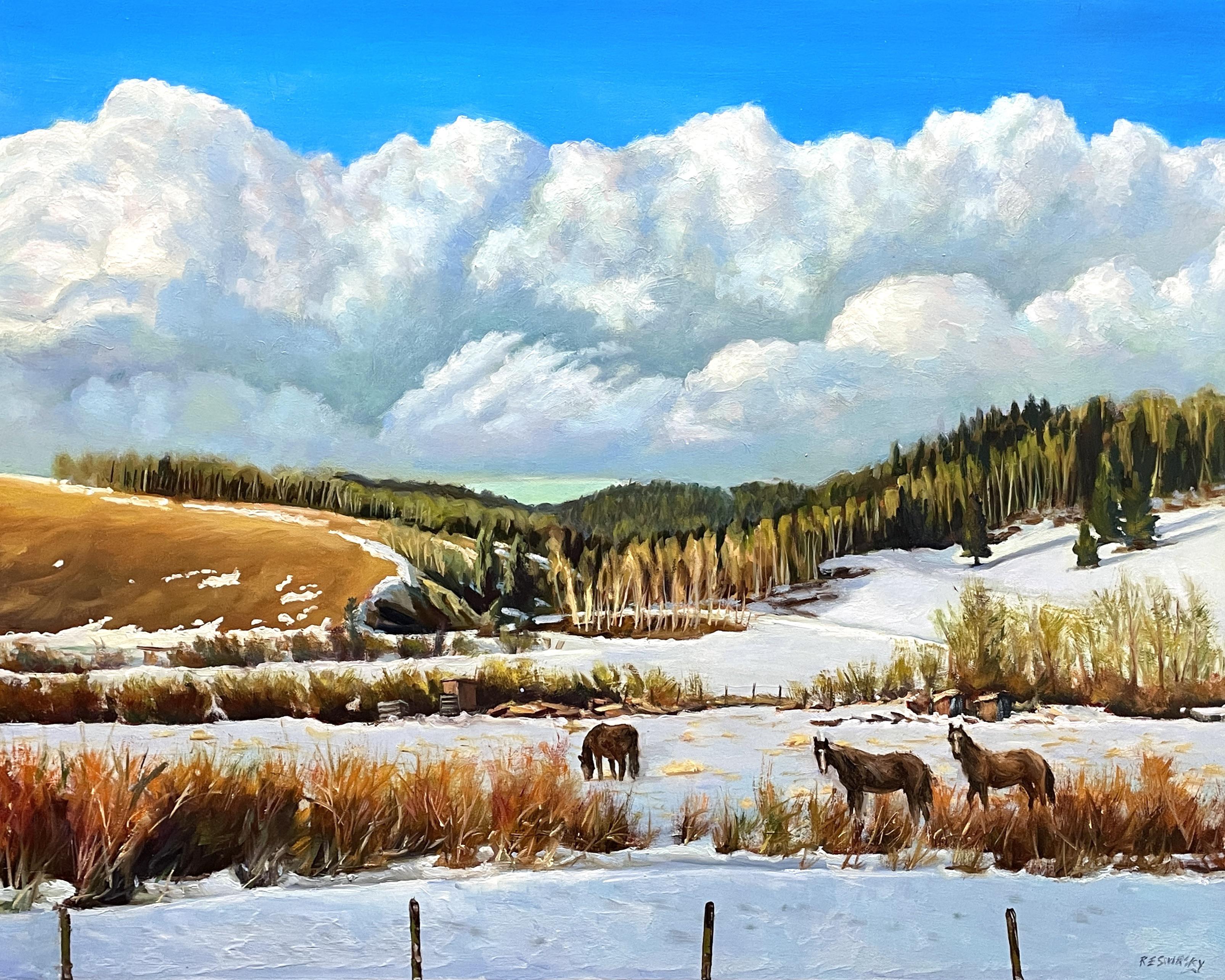 New painting, Alberta Highway 22 just southwest of Calgary. Bottom of