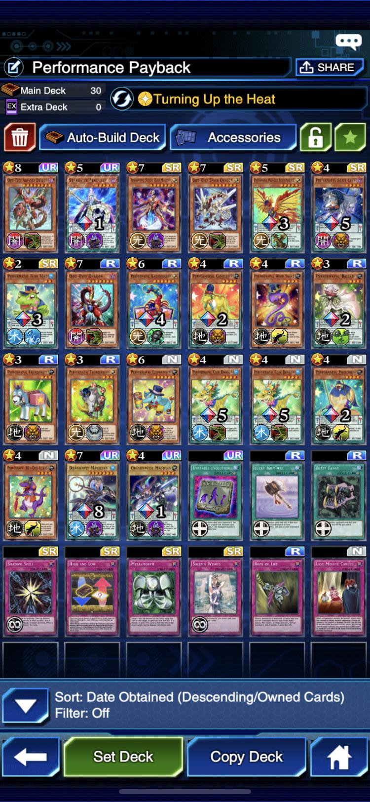 I’m new to all of this, wanted to build a pendulum themed deck because