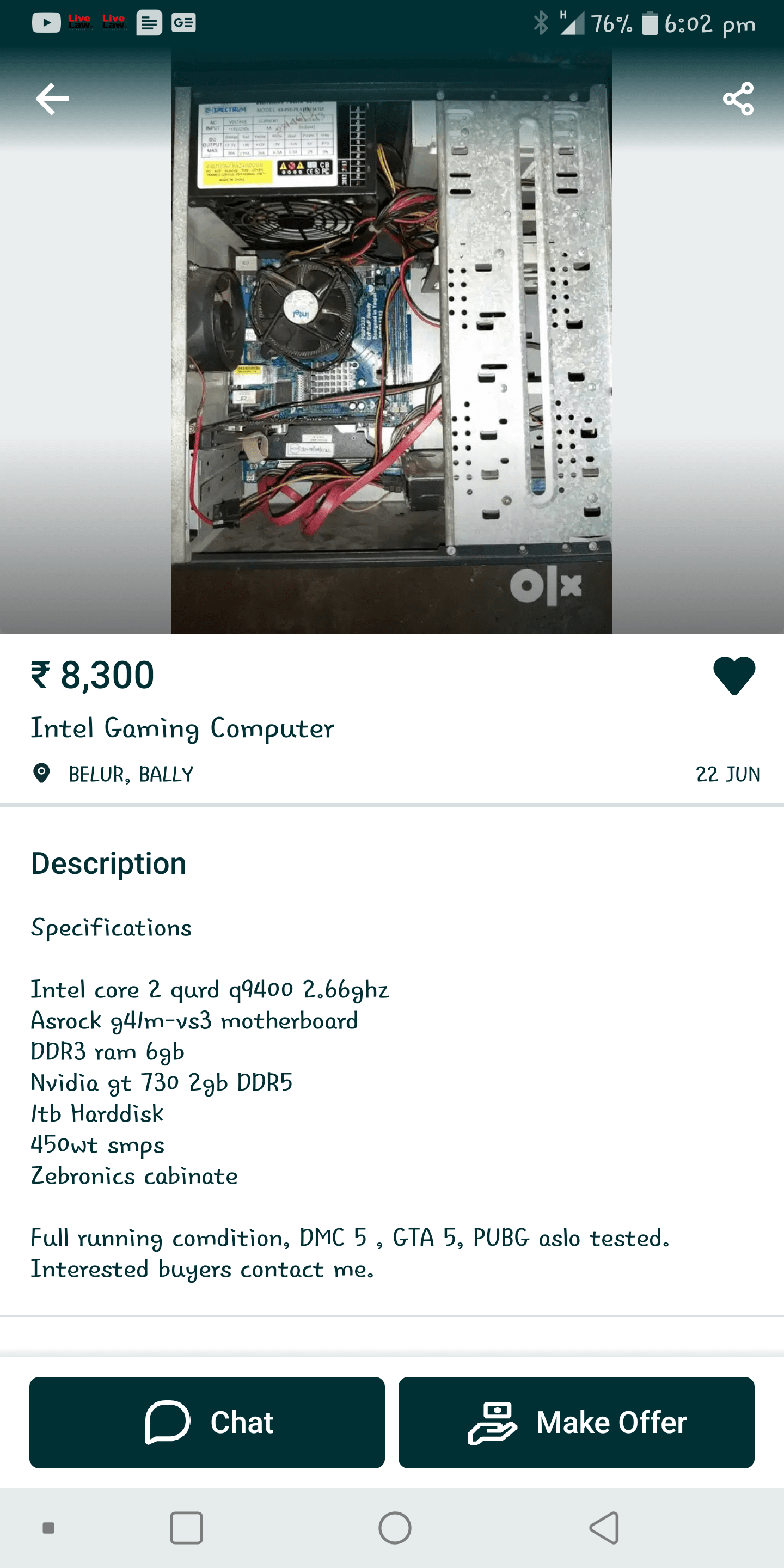 Found this deal on olx. Should I take it? I am looking for a 2nd hand