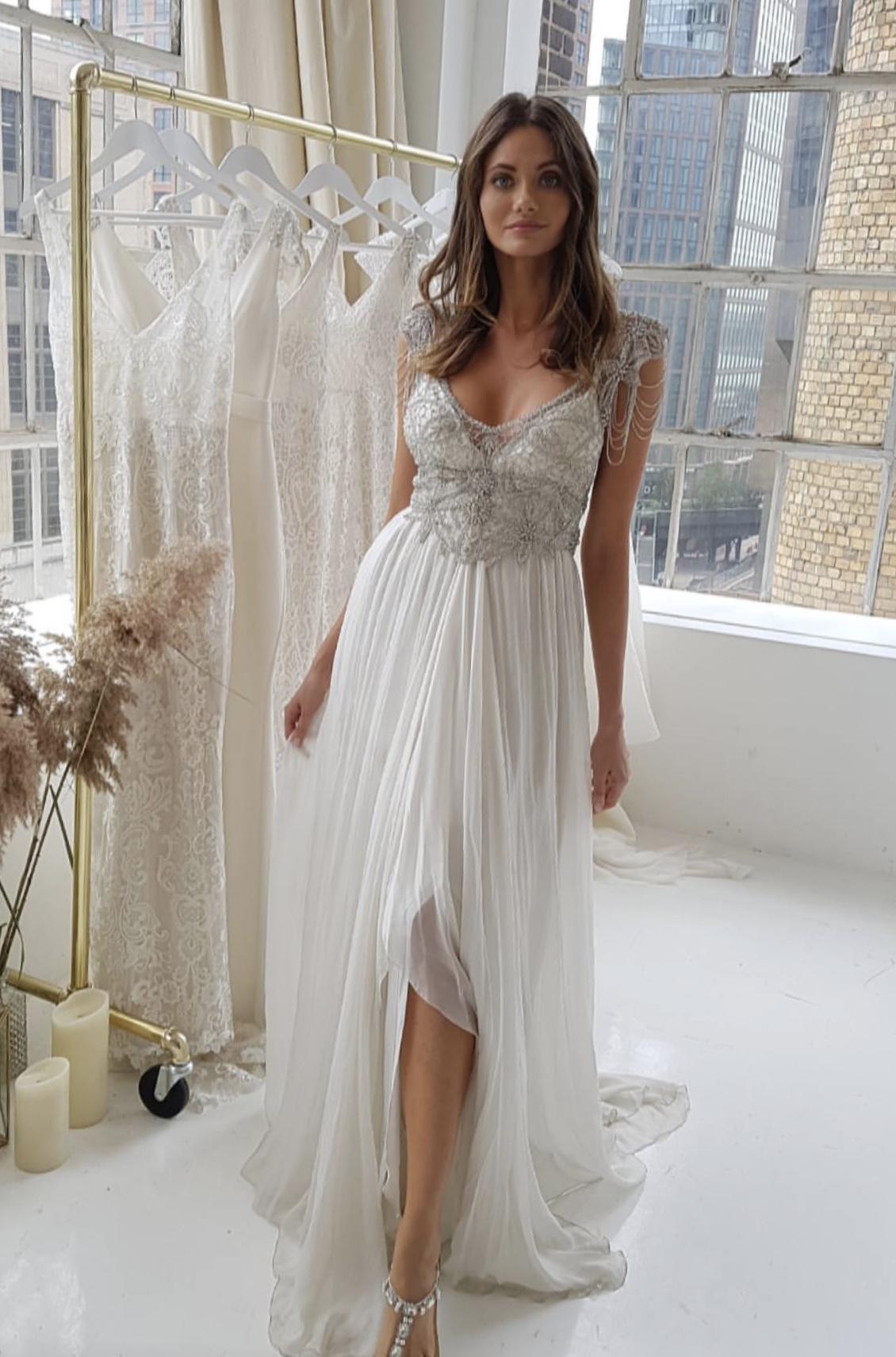 I'm looking for the designer of this dress. Seen on Instagram stories