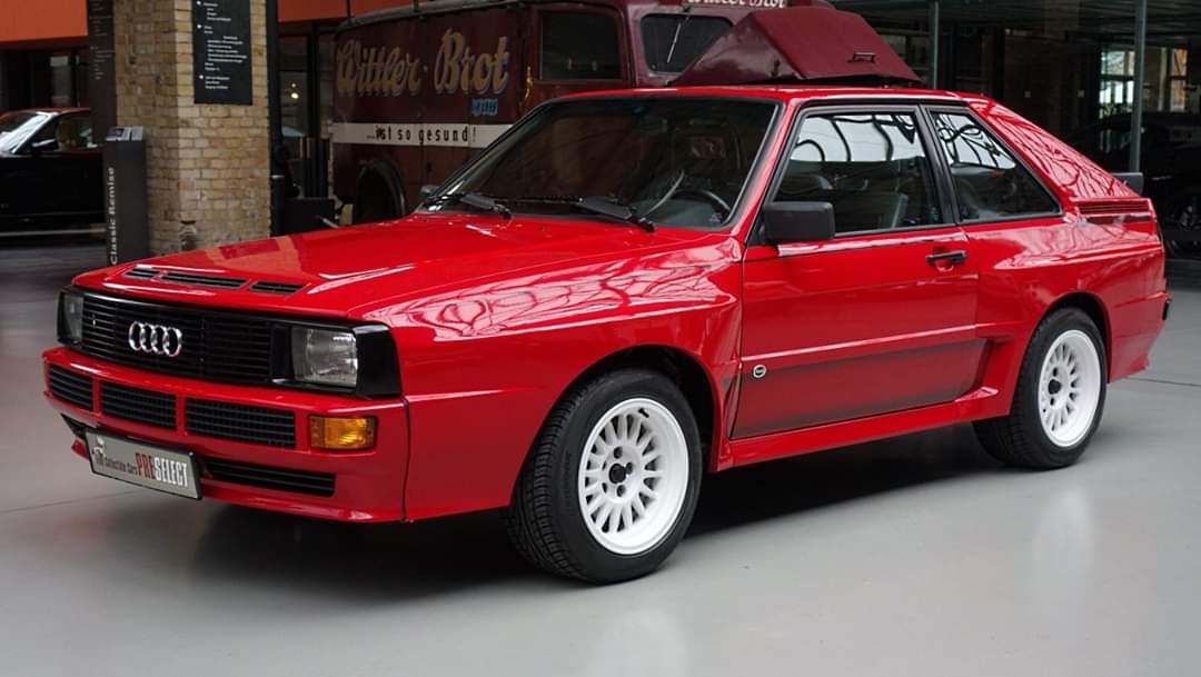 This (one of 220 models totally built) 1984 Audi Sport Quattro recently