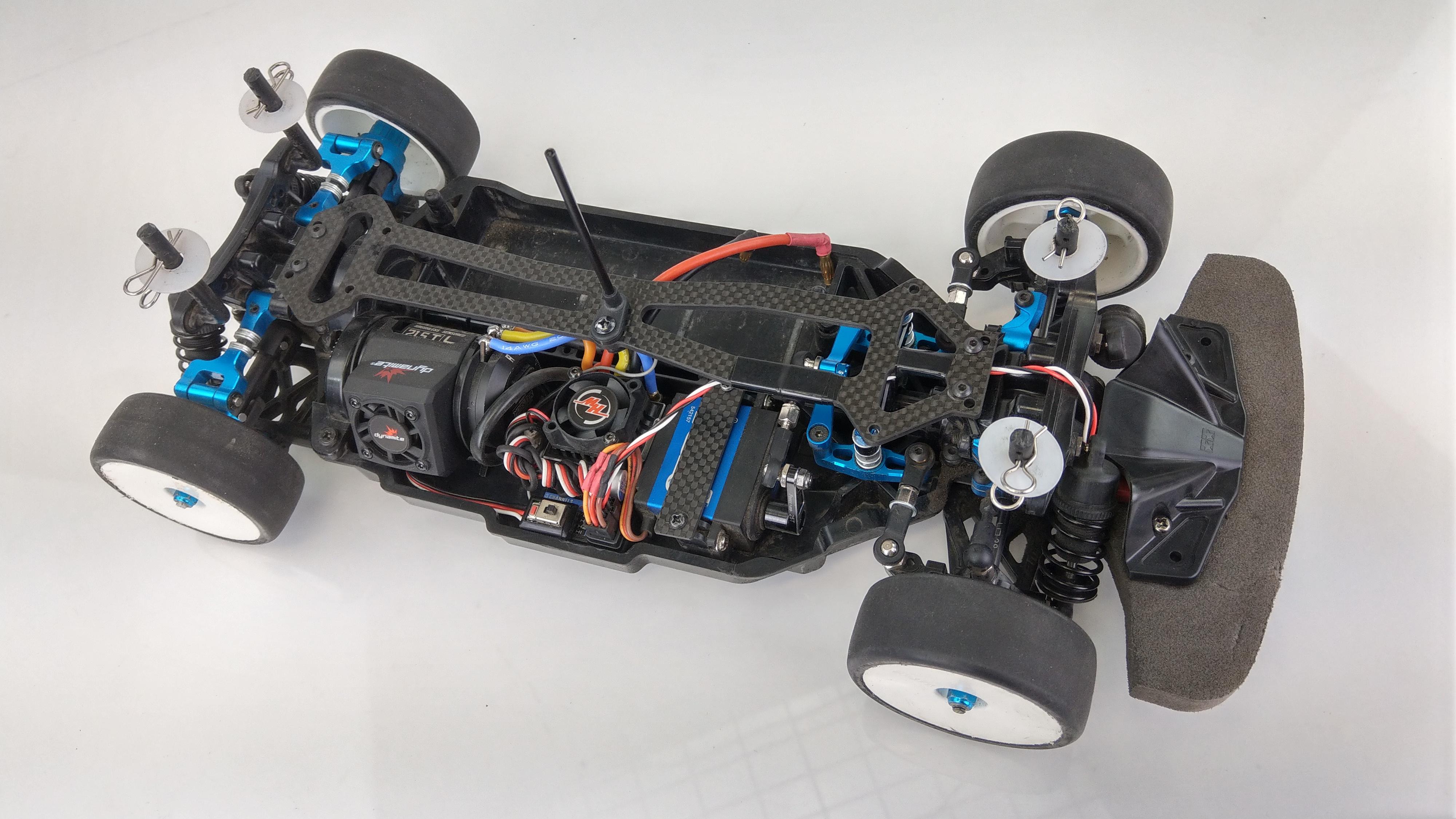 Current tt02 club race chassis setup, she's fast! r/rccars