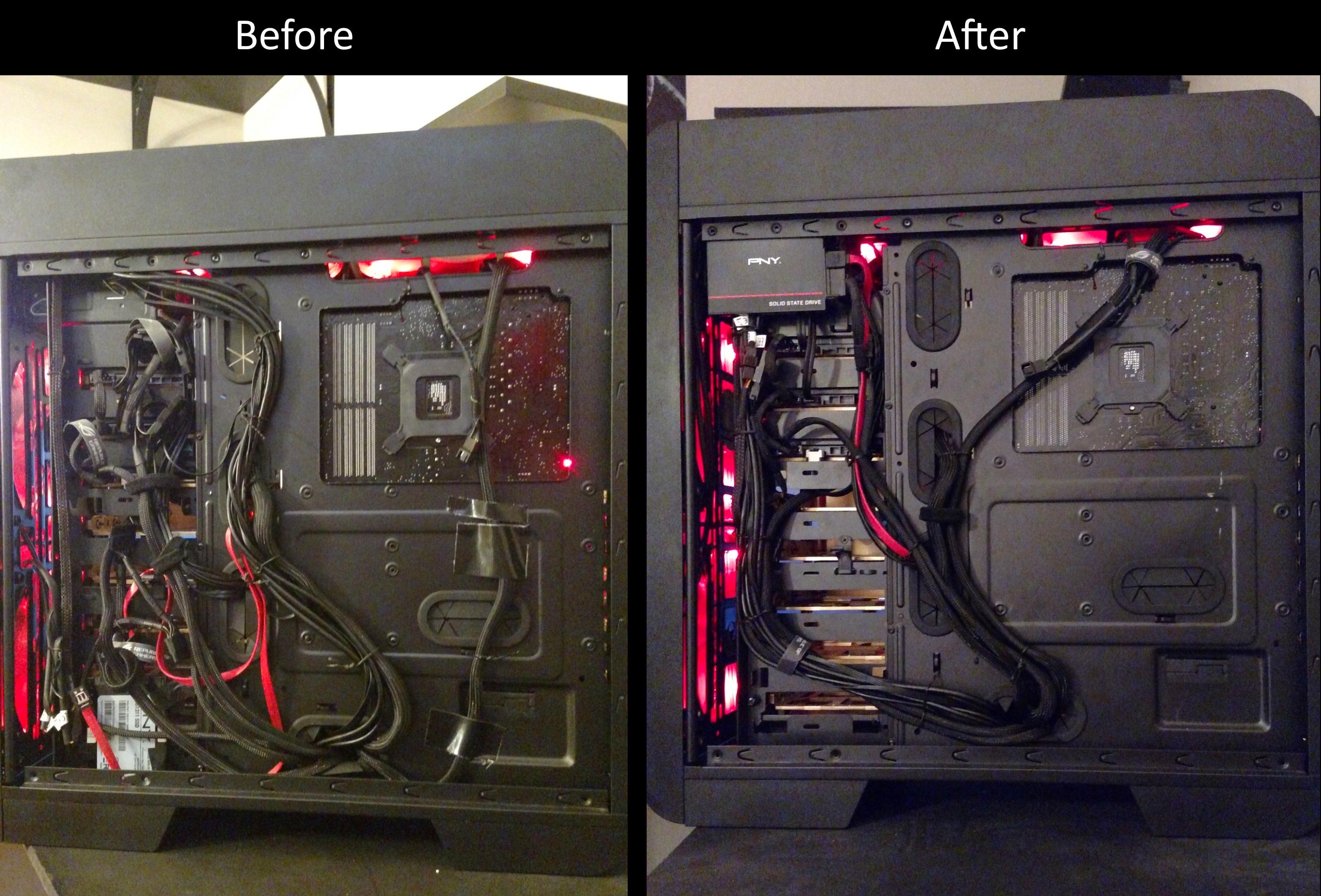 I gave cable management a second shot r/pcmasterrace