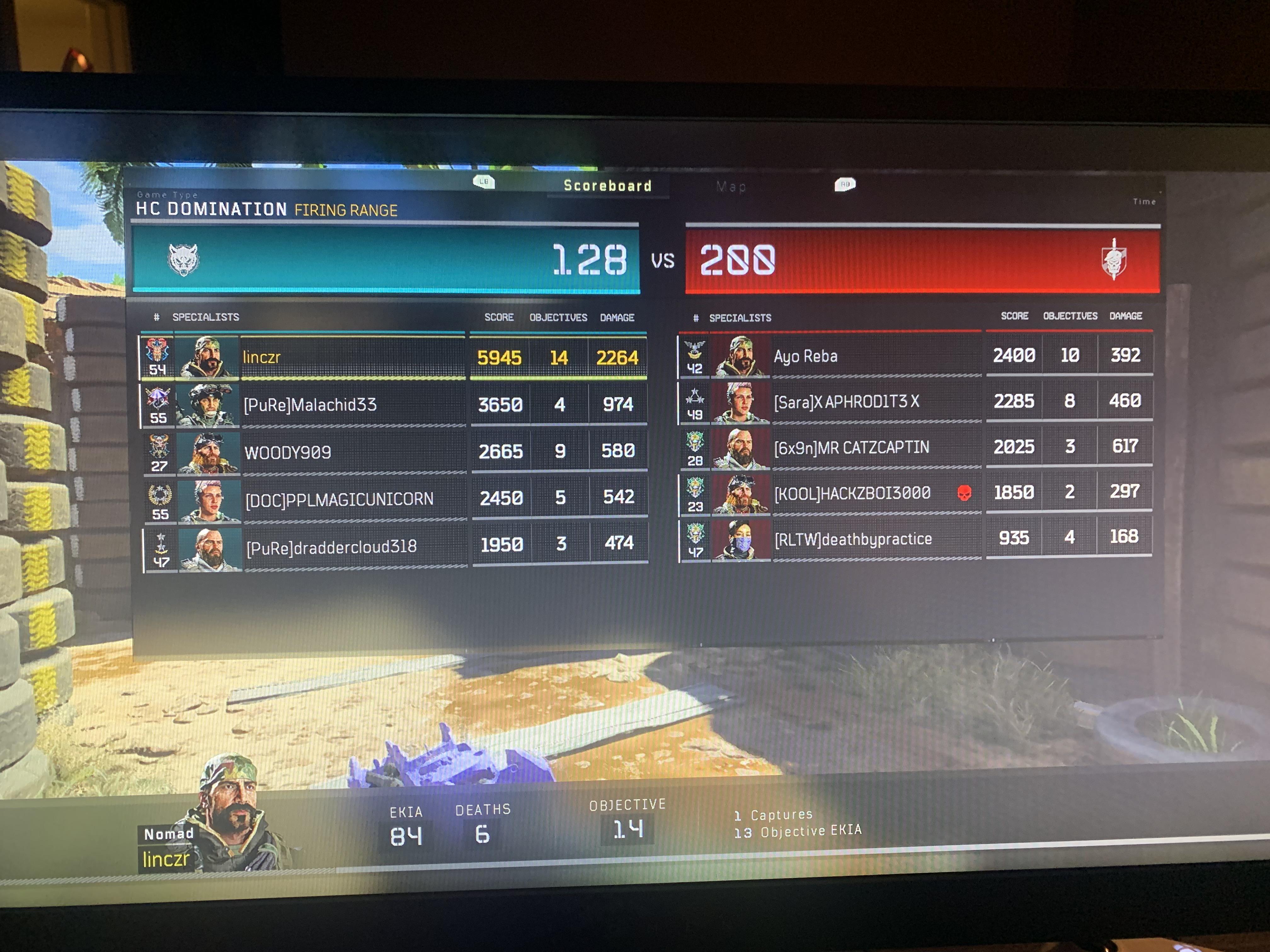 When your back hurts from carrying the whole team and you still lose