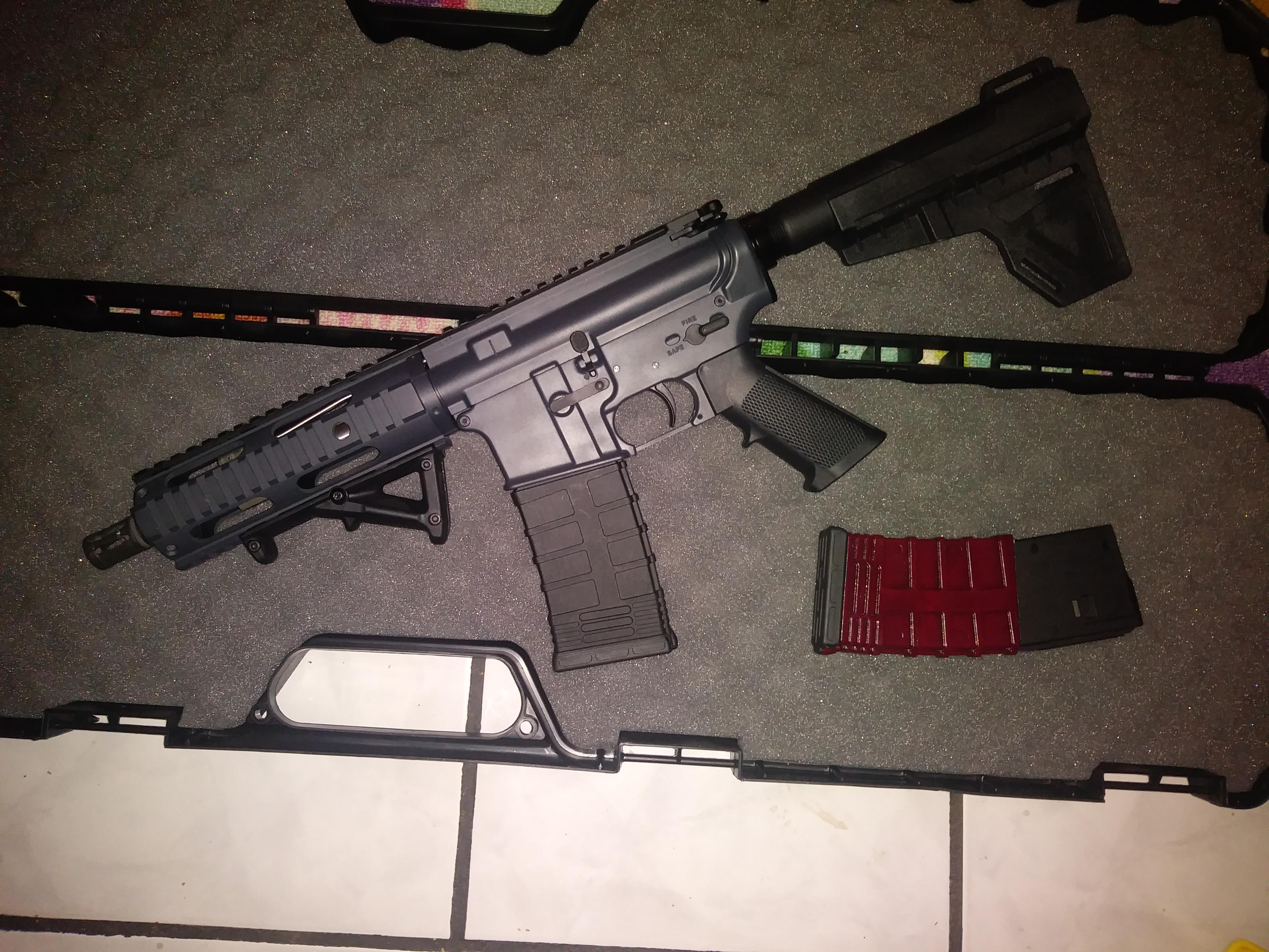 My first pistol as a civilian. Waiting for optics. r/ar15pistol