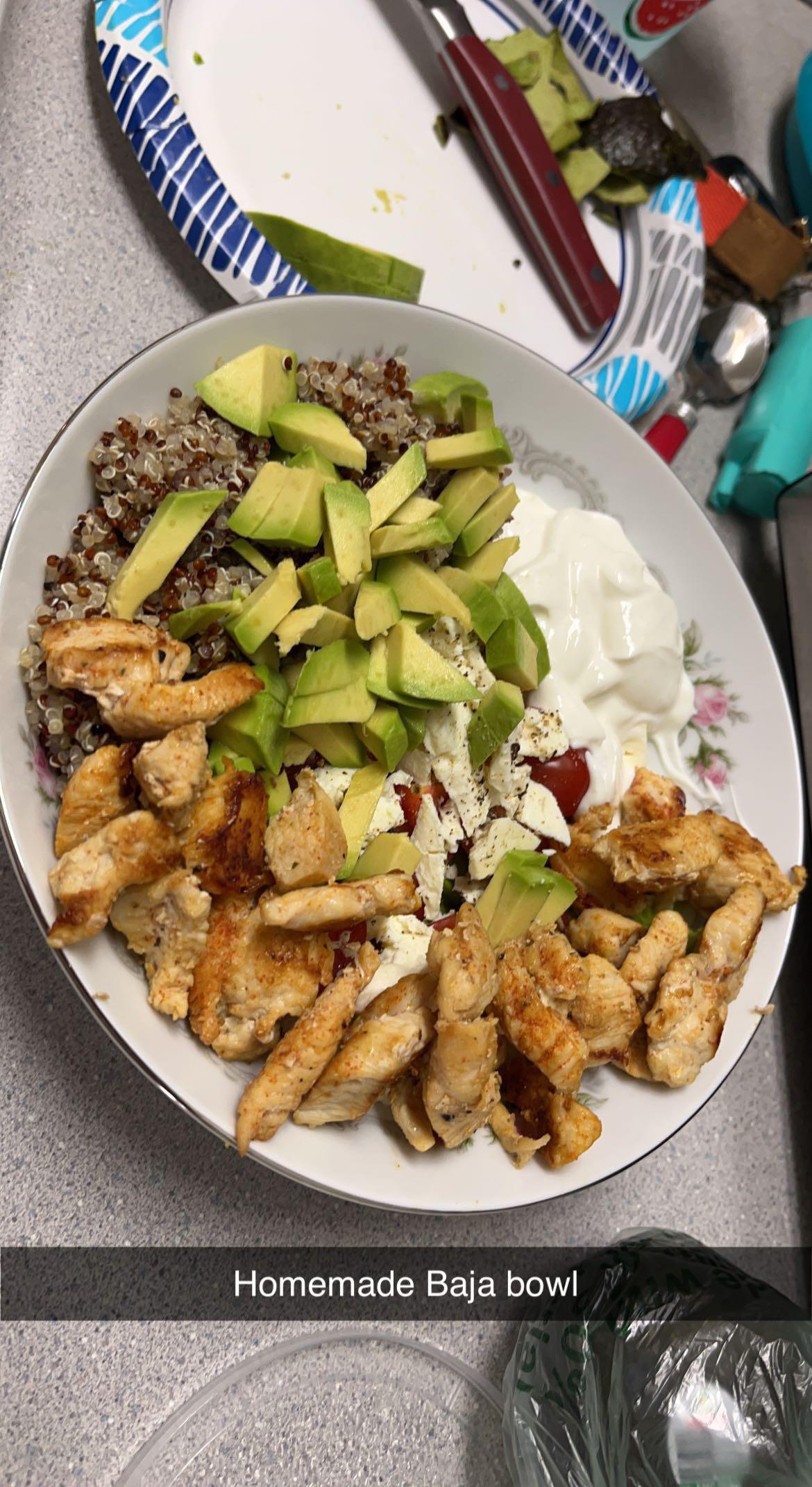 Had a Baja bowl at Panera and loved it.. made my own this week at home