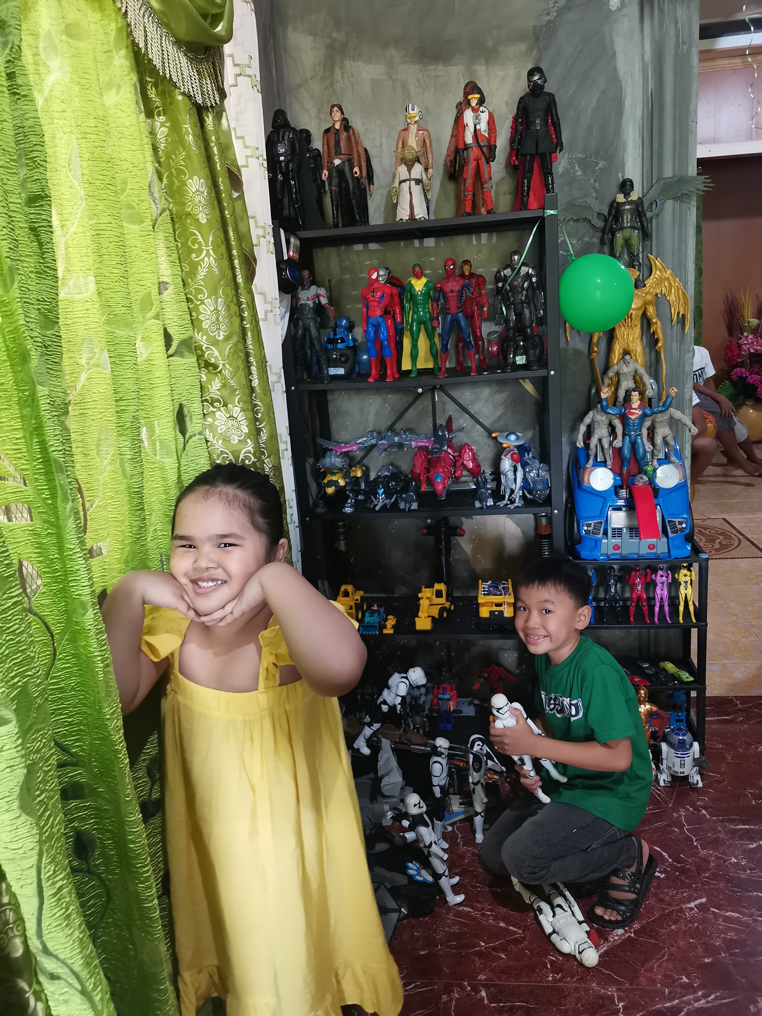 A lot of the action figures I've sent to my family in the Philippines