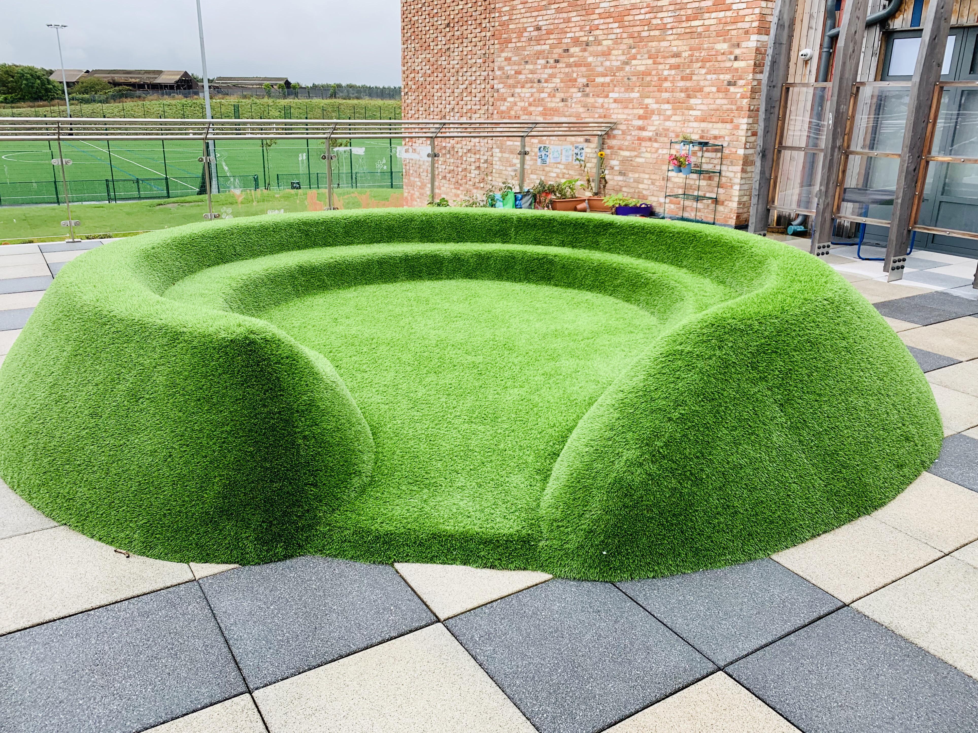 grass seating