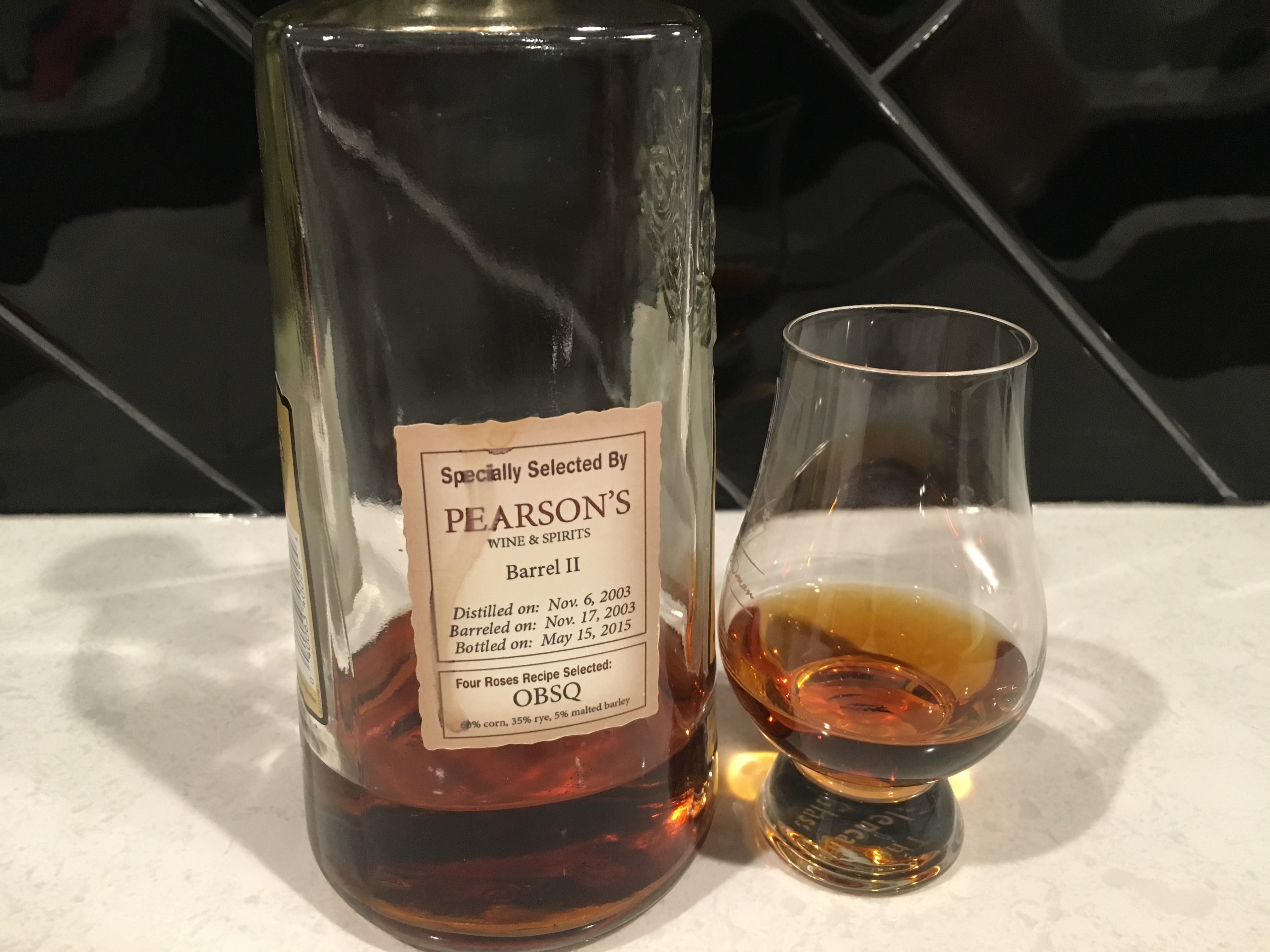 Review 17 Four Roses Private Selection OBSQ (Pearson's Wine