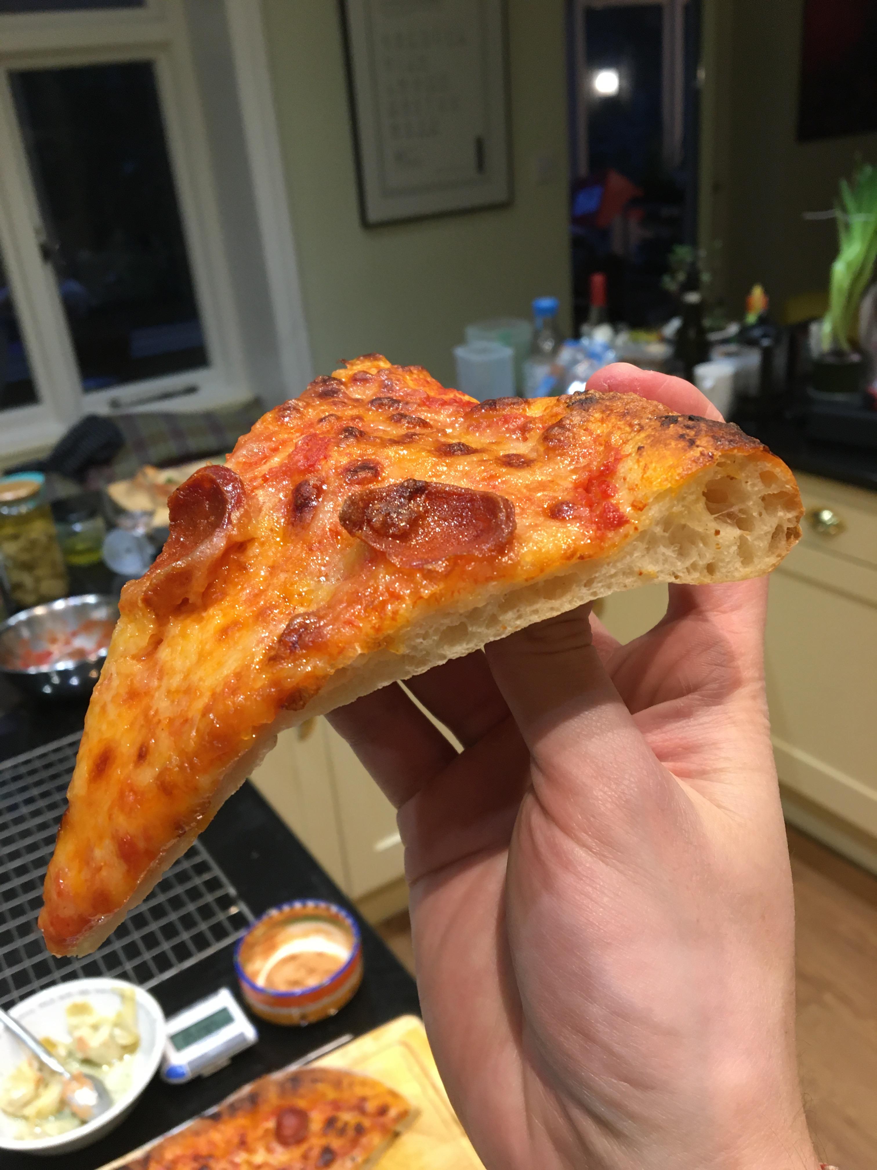 Kenji’s NYC recipe is great! (Just good ol Chorizo and mozz) r/Pizza