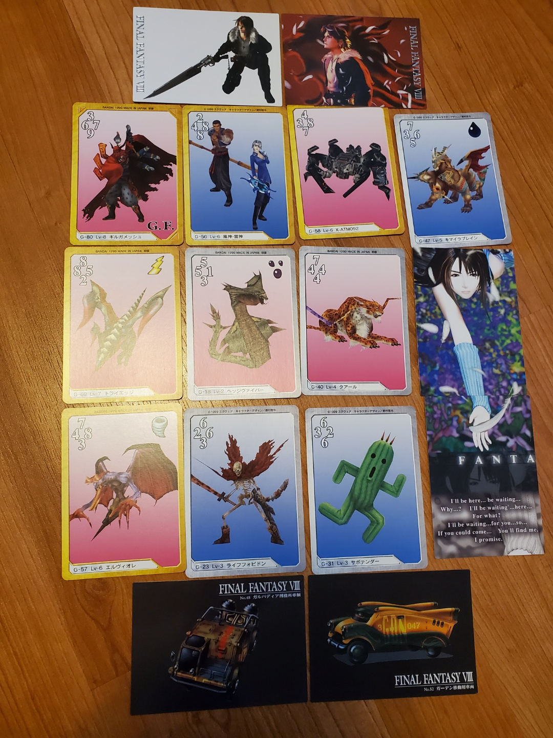 My small Triple Triad collection r/FinalFantasyVIII