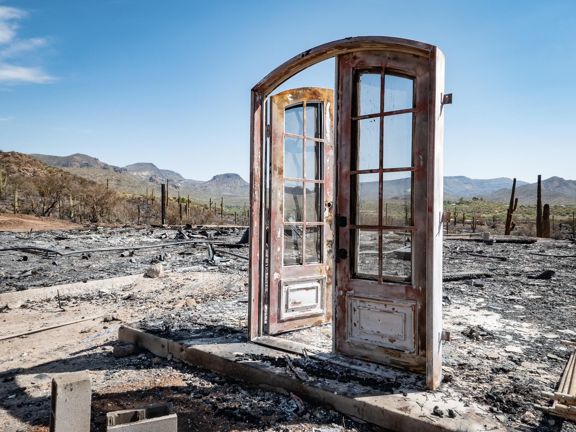 Still Standing ⁞⁞ Aftermath of the Ocotillo Fire, Cave Creek, AZ near