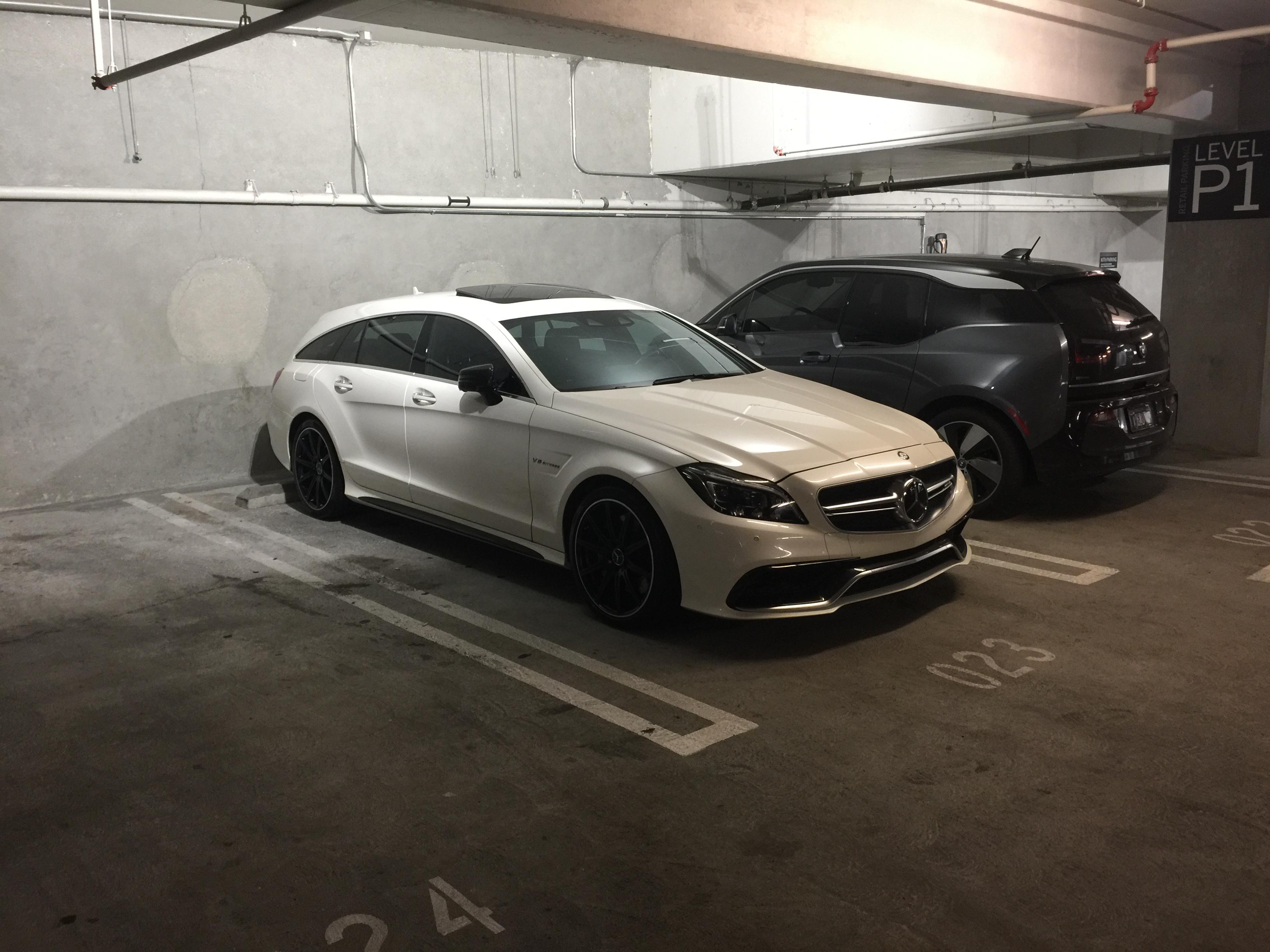 I've spotted this CLS63 AMG Shooting Brake a couple times but they aren