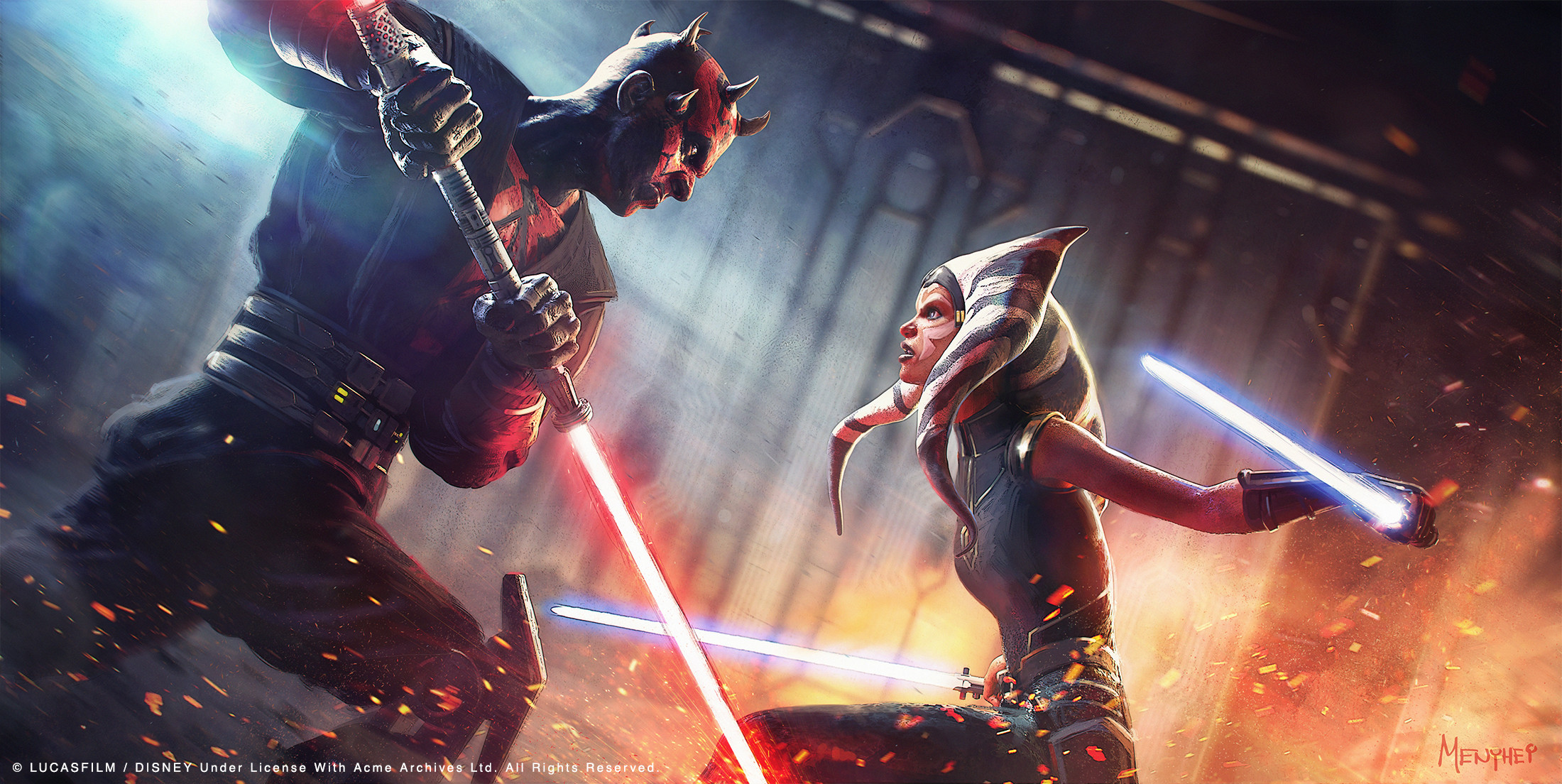 Ahsoka Tano Vs Darth Maul
