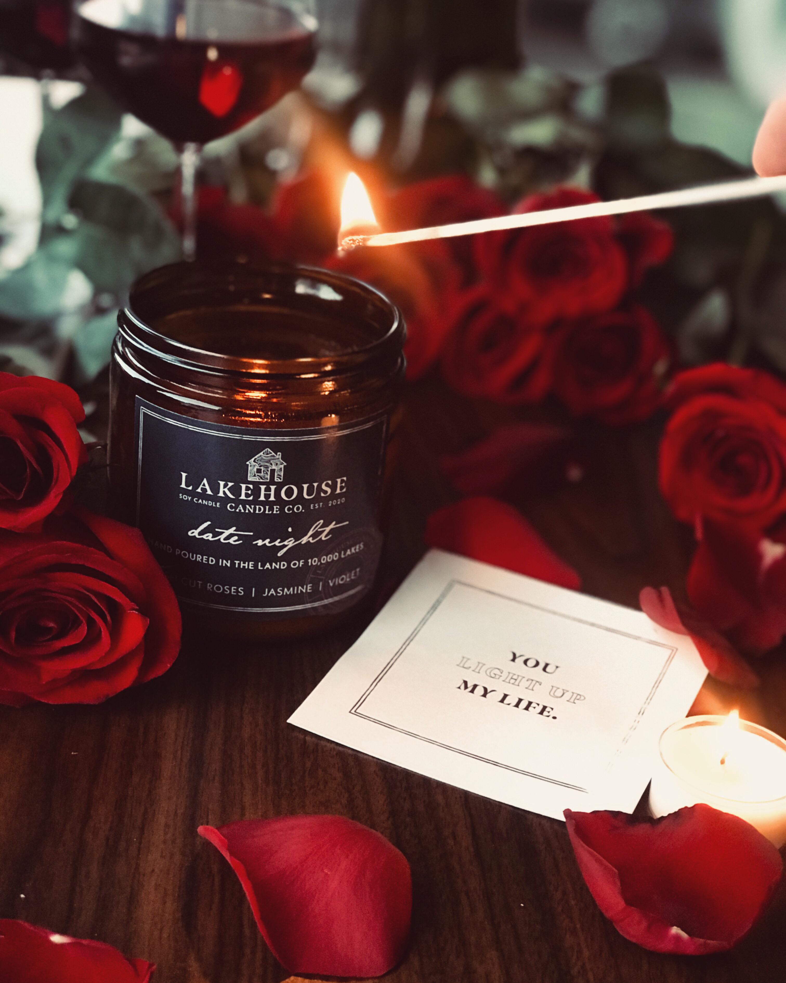 Launched our new Date Night candle last week! Had some fun with the