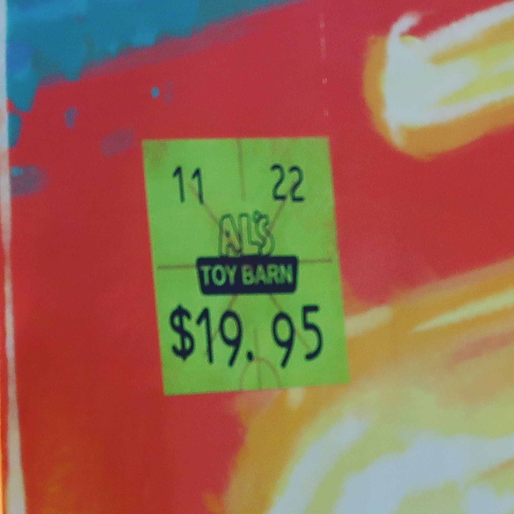 My favorite Easter egg in Toy Story Land. Toy Story's release date was